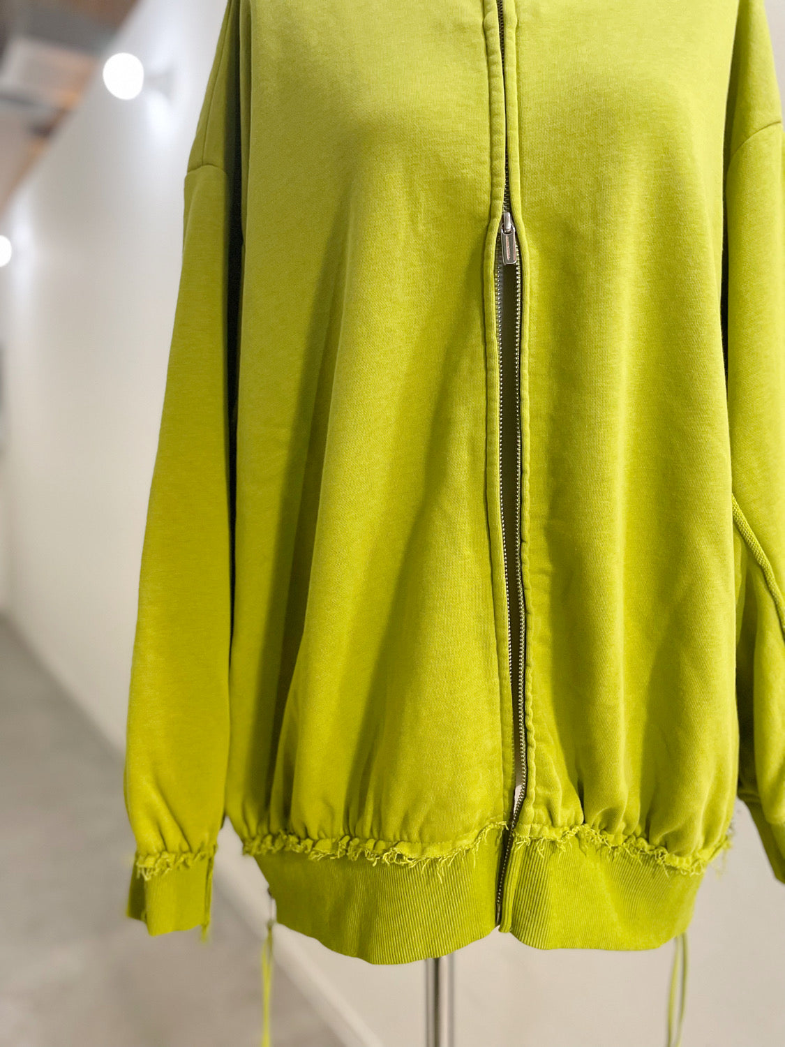 MAISONSPECIAL Multiway Zip Oversized Sweatshirt