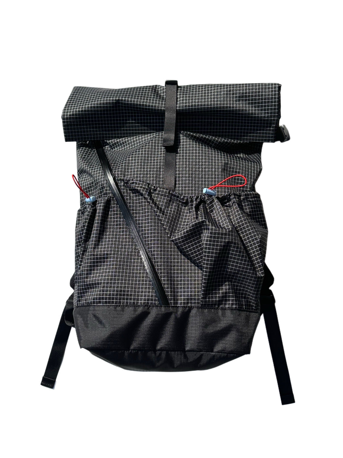någonstans roll top backpack