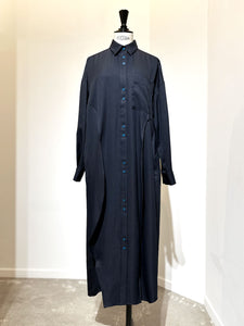 någonstans egg drape shirt dress