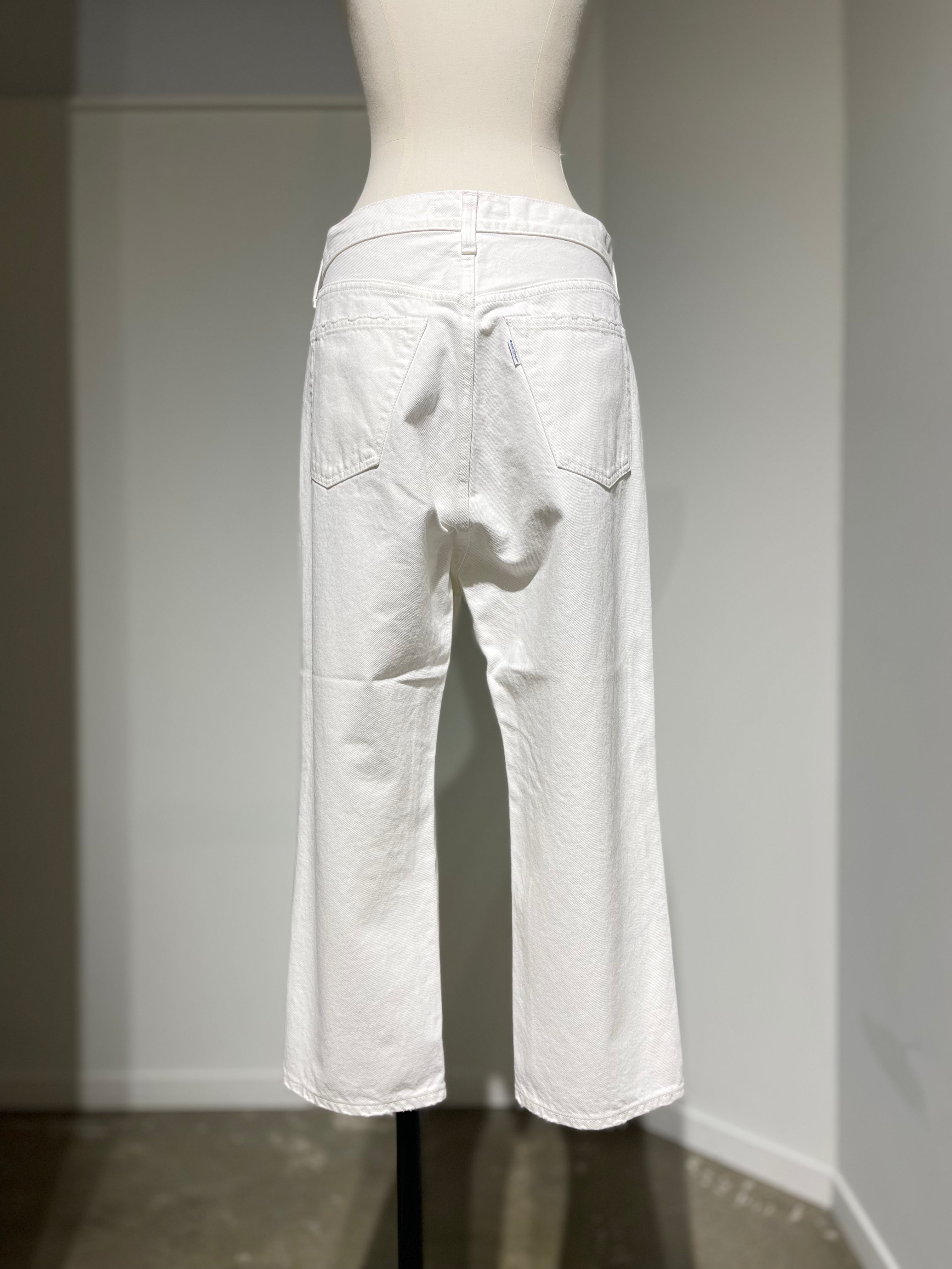 MADISONBLUE  CRASHED SAROUEL PT DENIM(WHITE)