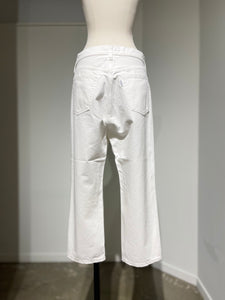 MADISONBLUE  CRASHED SAROUEL PT DENIM(WHITE)