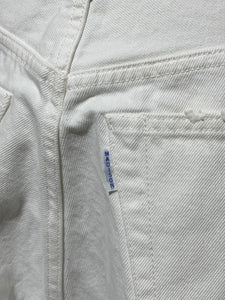 MADISONBLUE  CRASHED SAROUEL PT DENIM(WHITE)