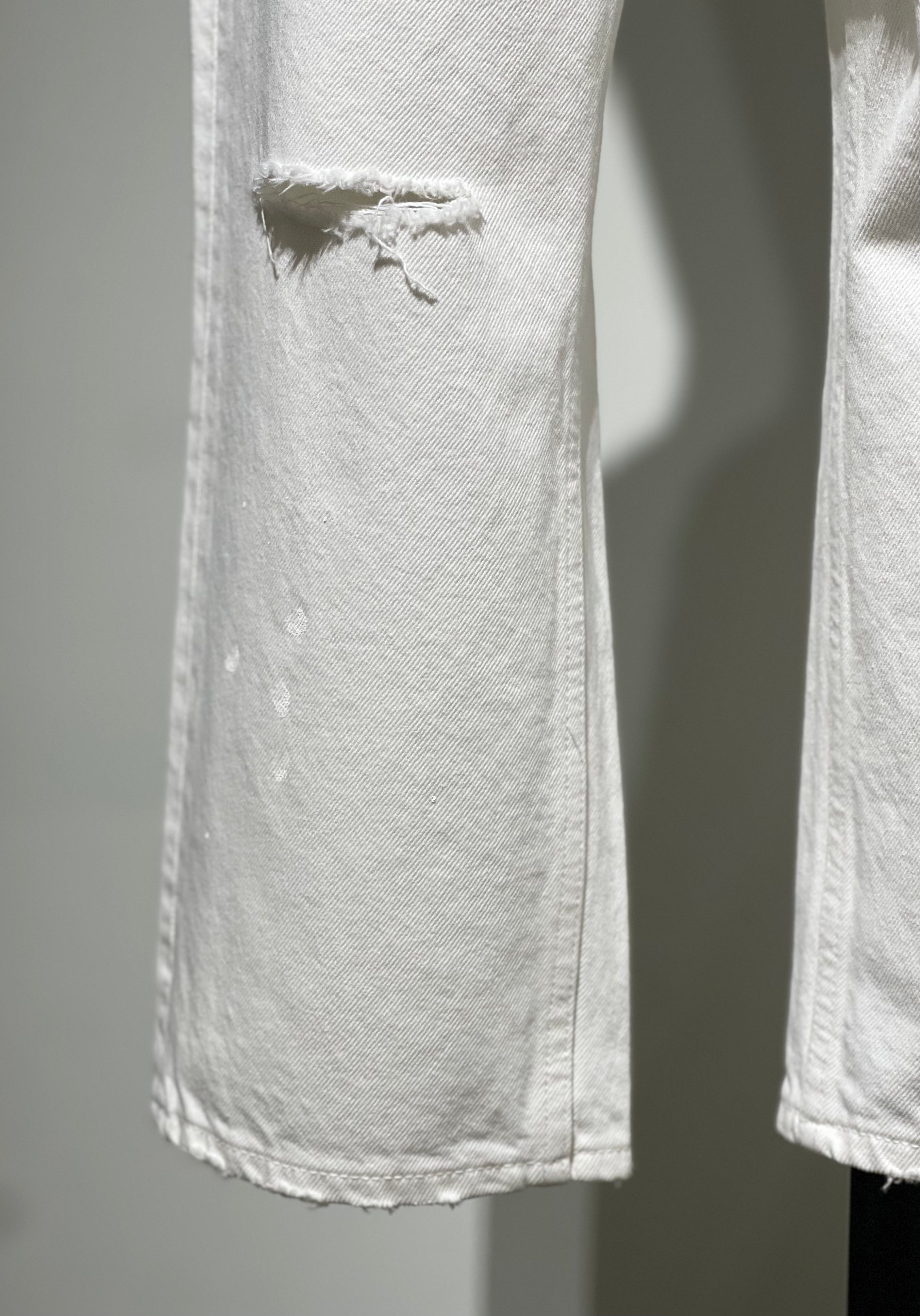 MADISONBLUE  CRASHED SAROUEL PT DENIM(WHITE)