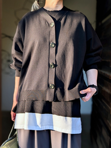 ENFOLD  BOX CARDIGAN
