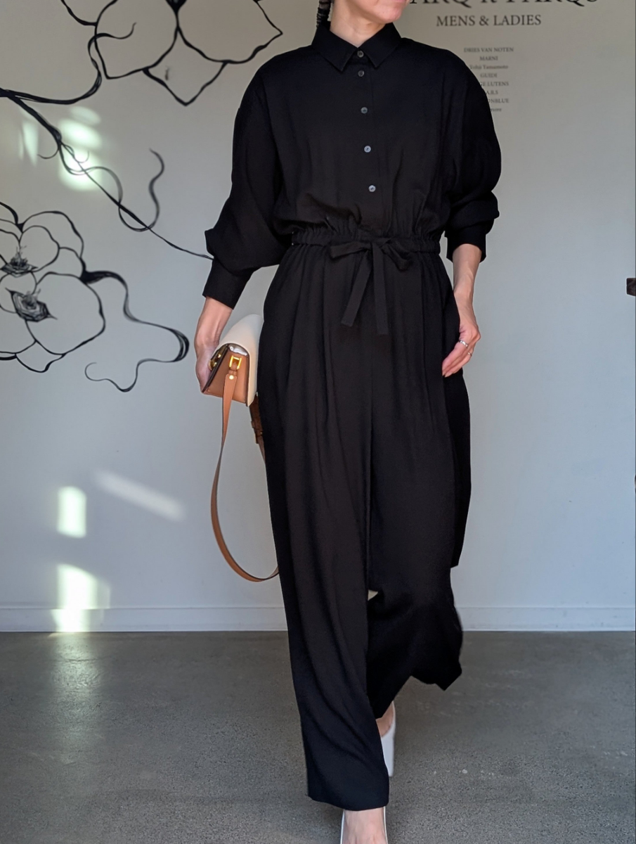 ENFOLD TWO-WAY JUMPSUIT