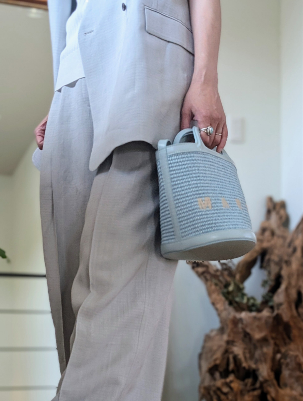 MARNI  SCMP0056Q1 TROPICALIA BASKET BAG SMALL