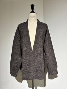 SEEALL  SAU51 KJ681M YAK WOOL MELANGE NORA CARDIGAN