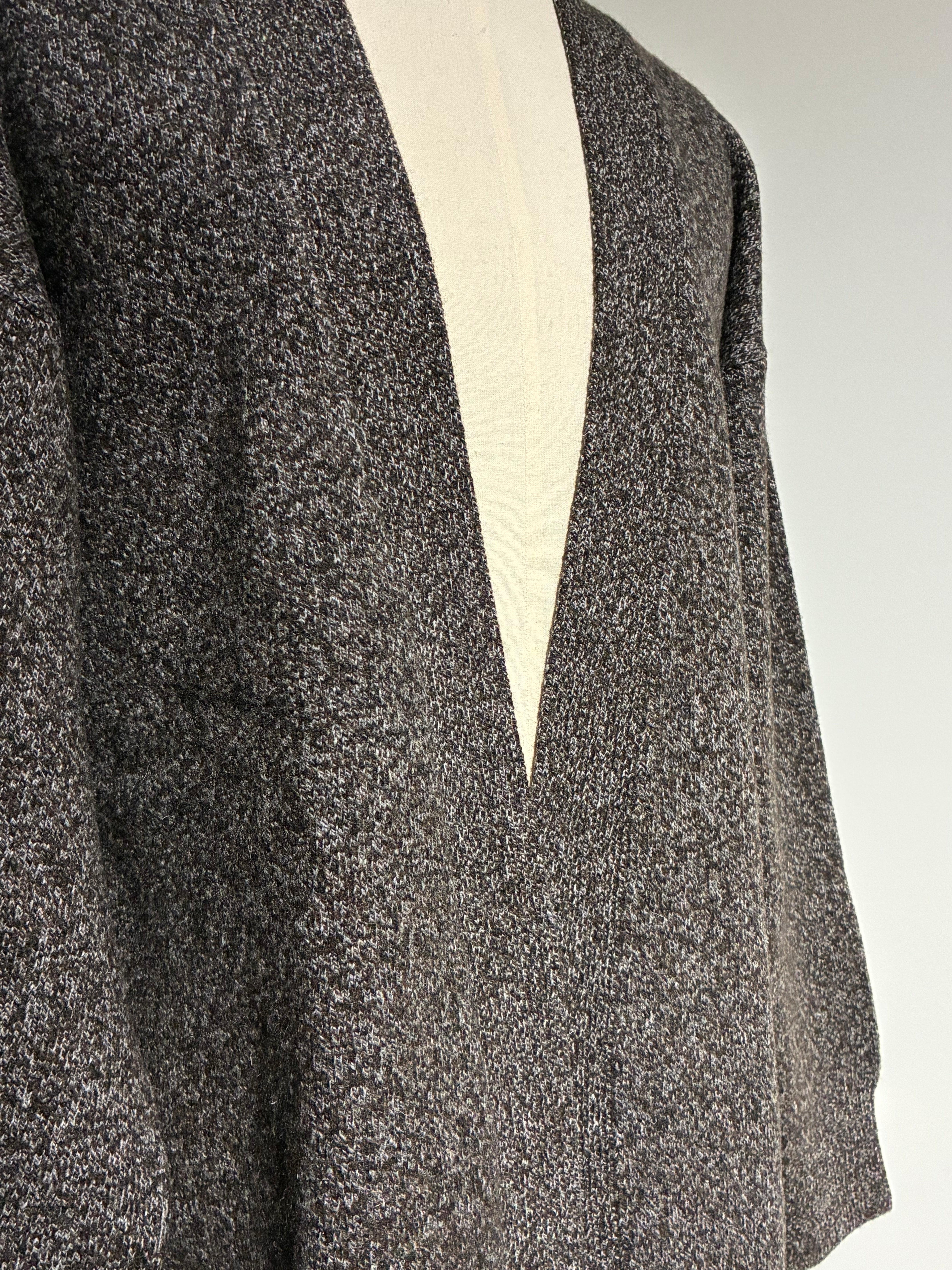 SEEALL  SAU51 KJ681M YAK WOOL MELANGE NORA CARDIGAN