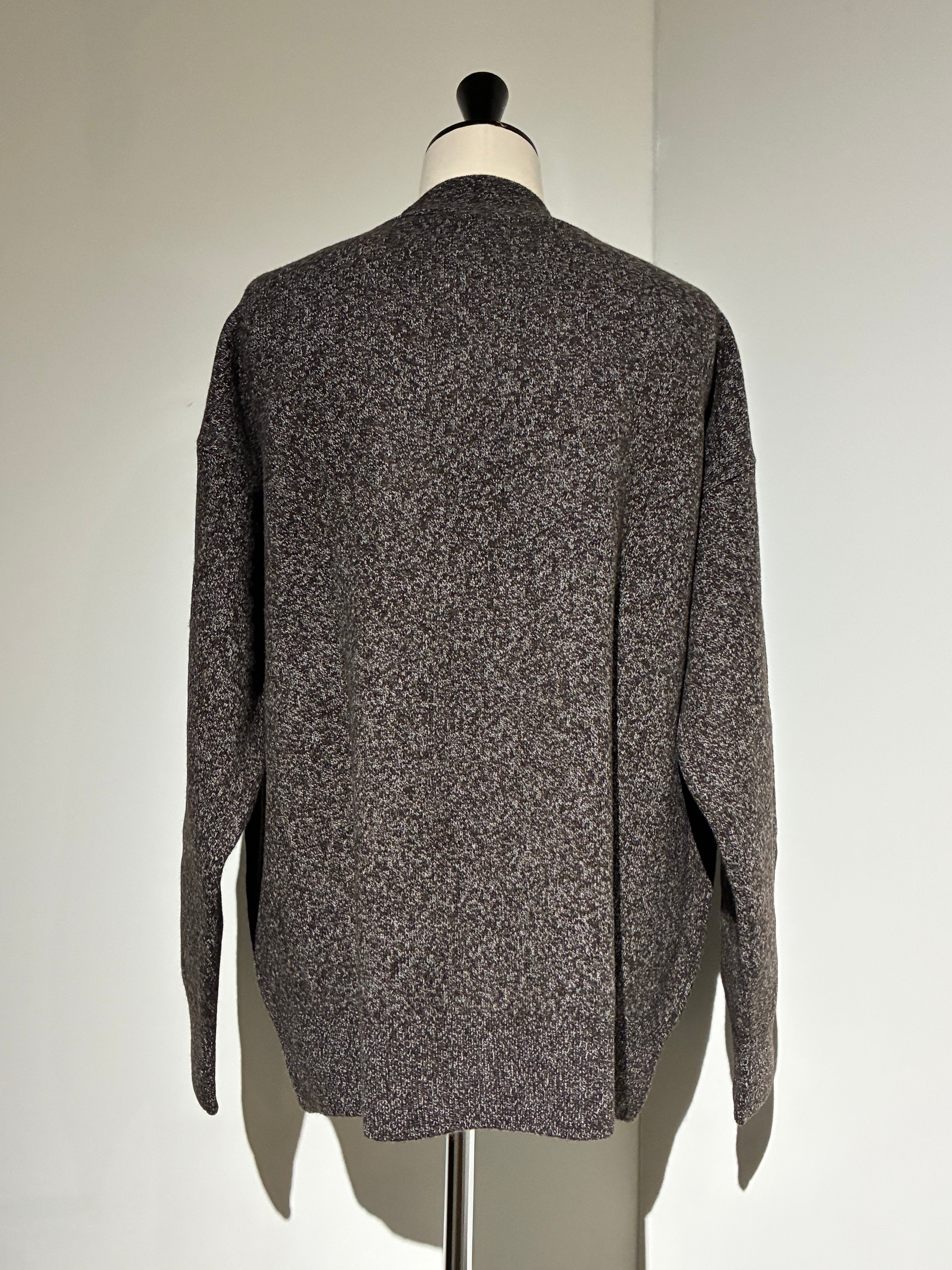 SEEALL  SAU51 KJ681M YAK WOOL MELANGE NORA CARDIGAN
