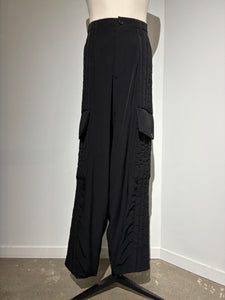 yohji yamamoto HL-P16-836 Ta TUXEDO OUT POCKET PADDED PANTS