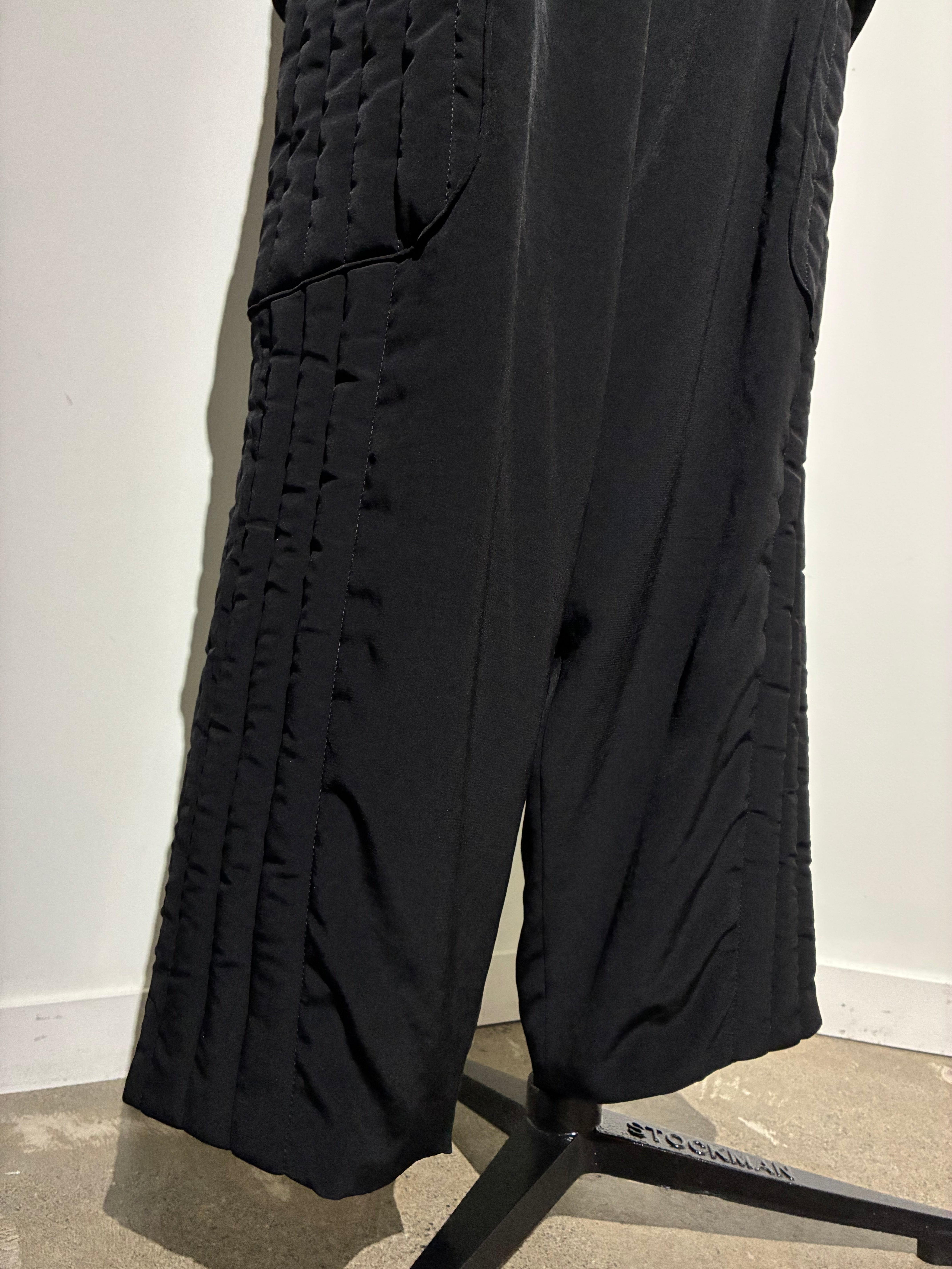 yohji yamamoto HL-P16-836 Ta TUXEDO OUT POCKET PADDED PANTS