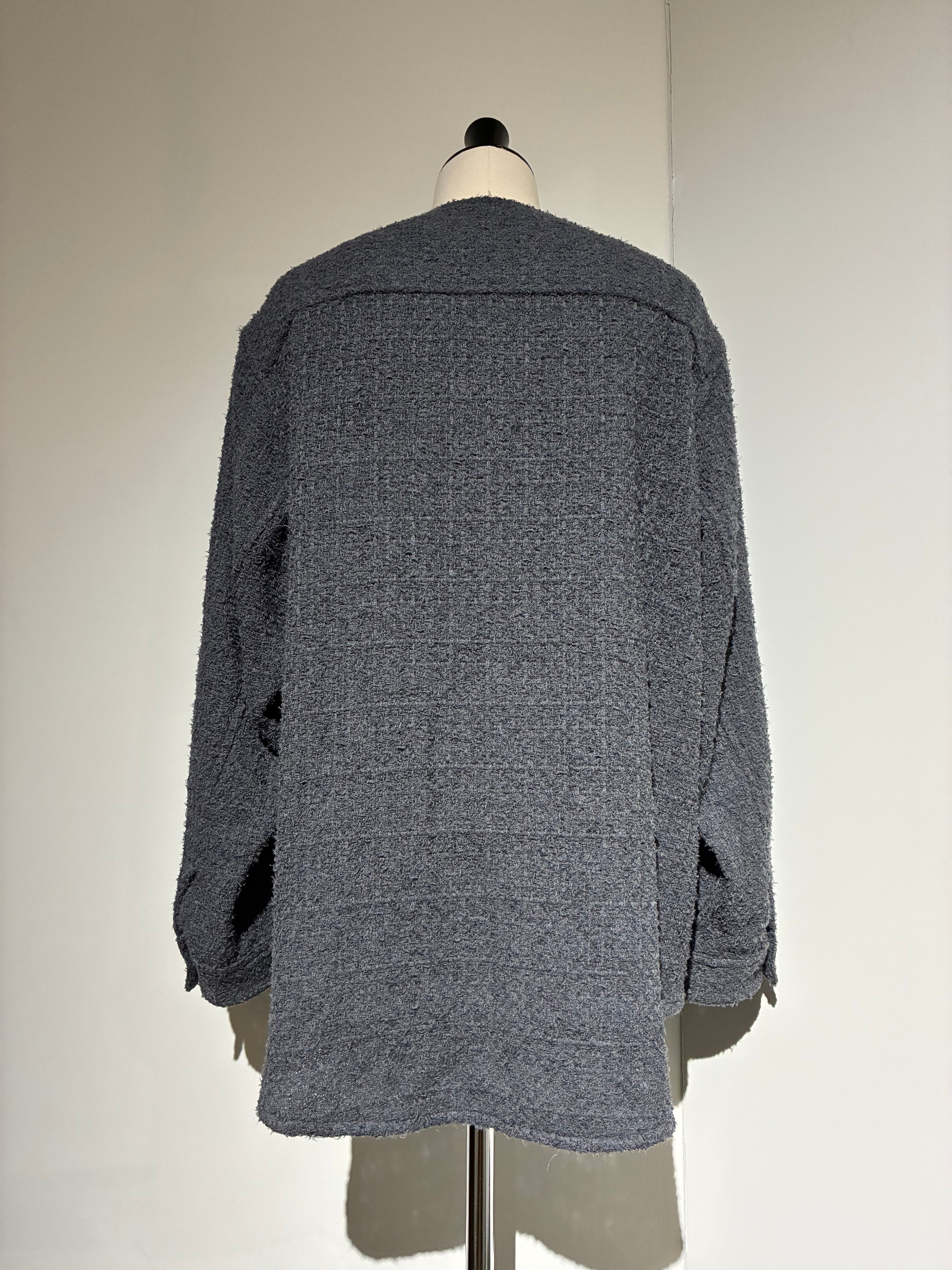 nonnotte N-25A-023 No Collar Shirt Jacket