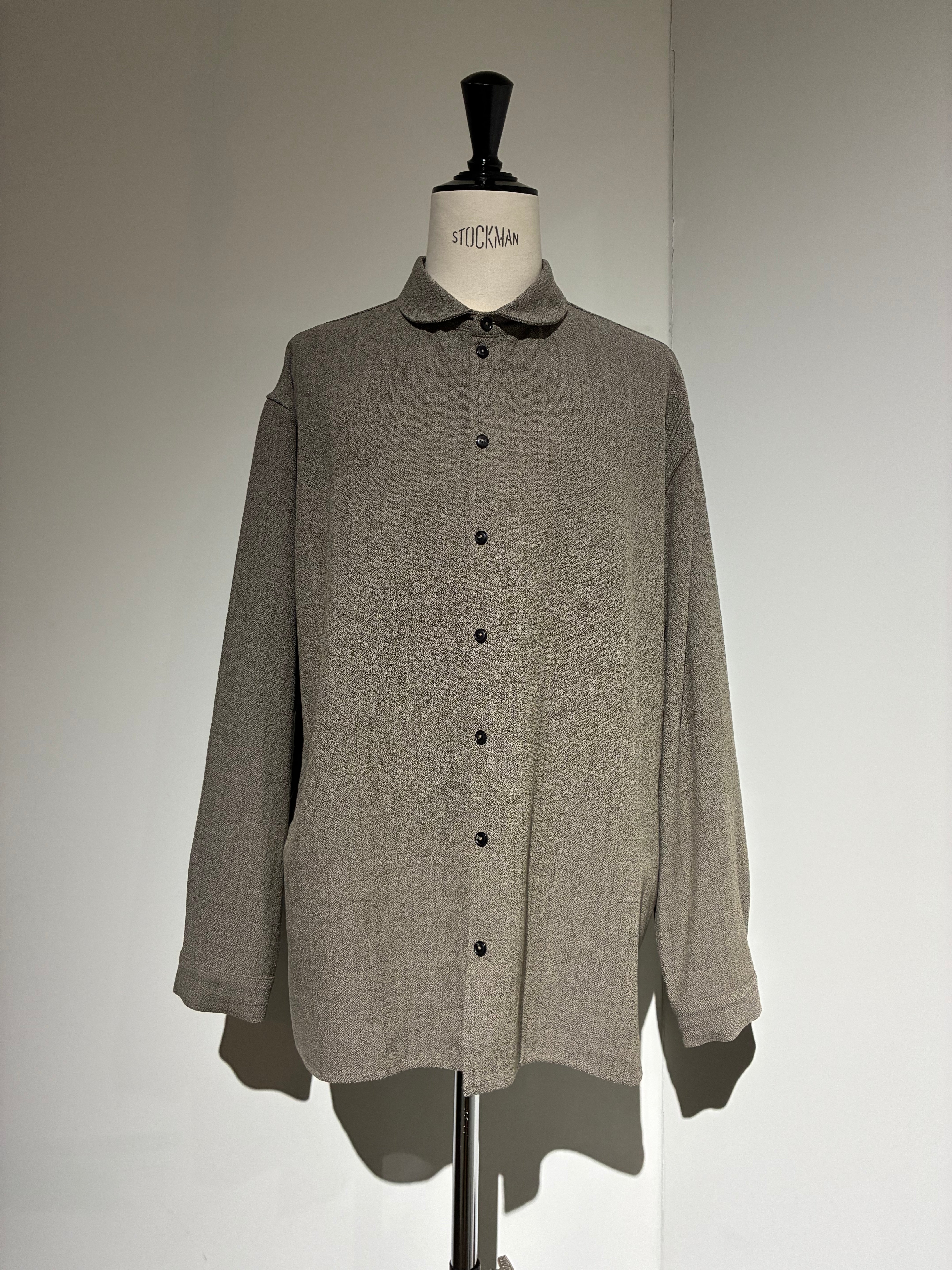 nonnotte N-25A-028 Oversized Shirt Round Collar