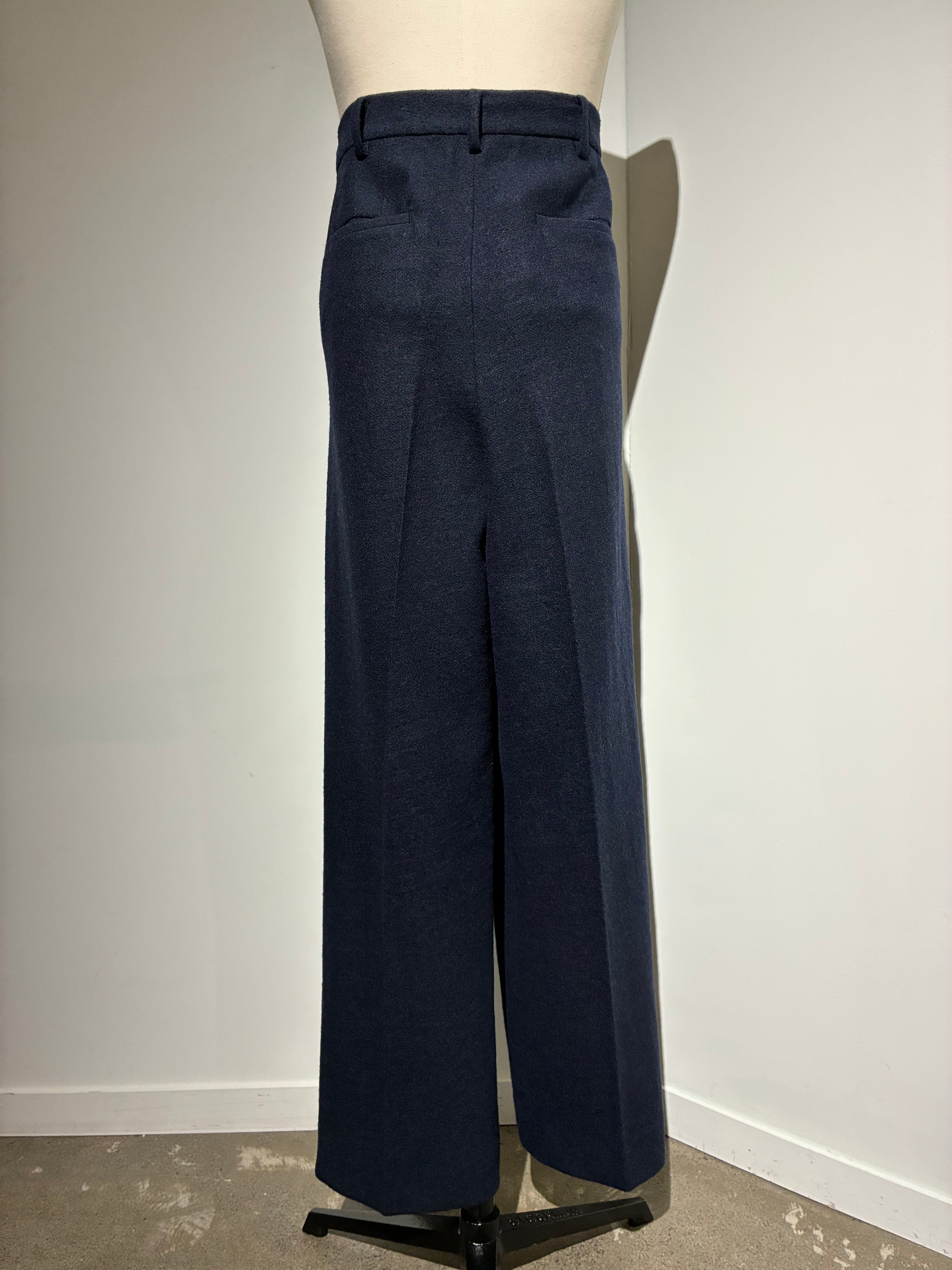 nonnotte N-25A-049 Wide Straight Trousers