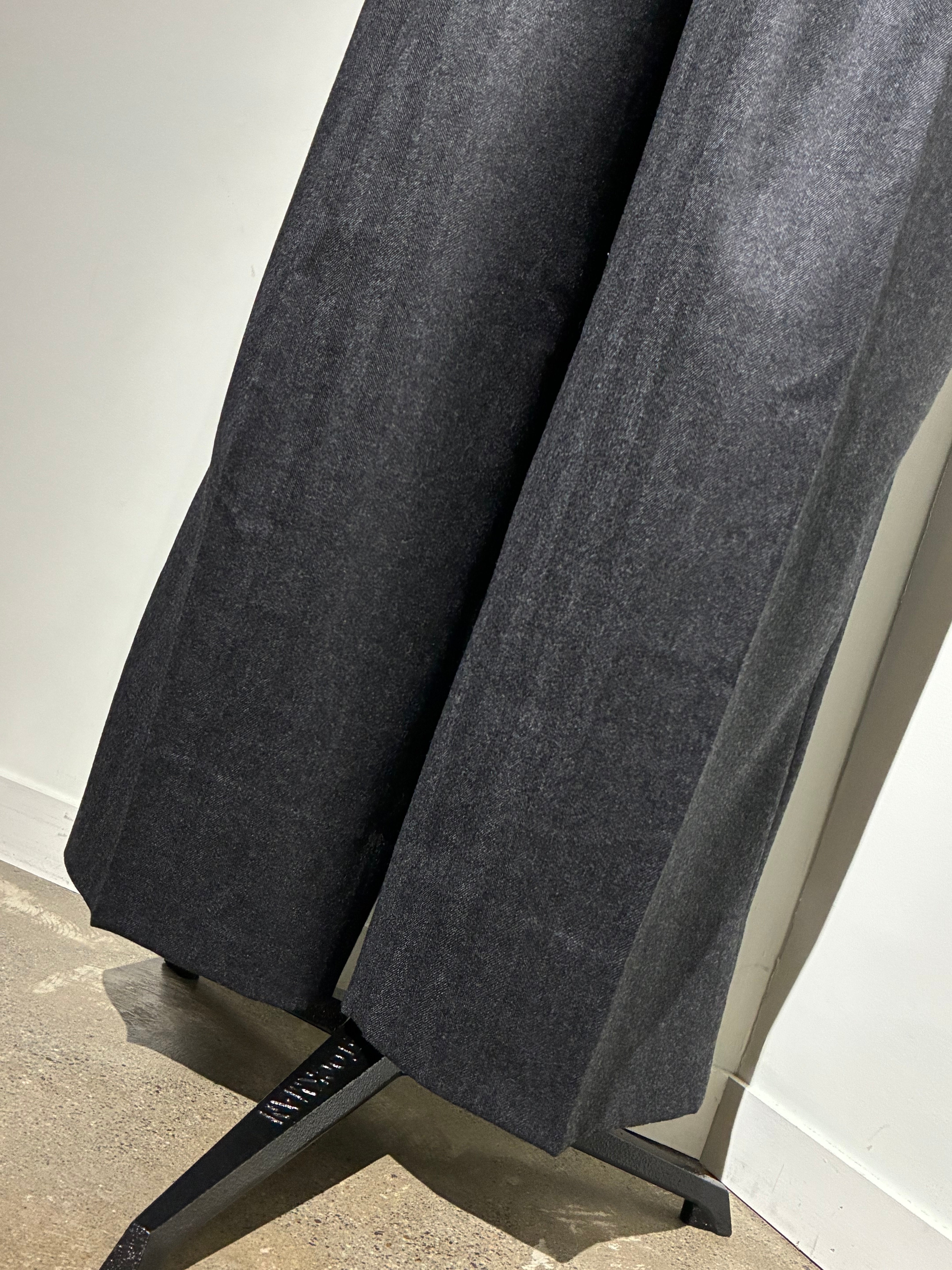 nonnotte N-25A-038 Draping 5-Tuck Wide Trousers