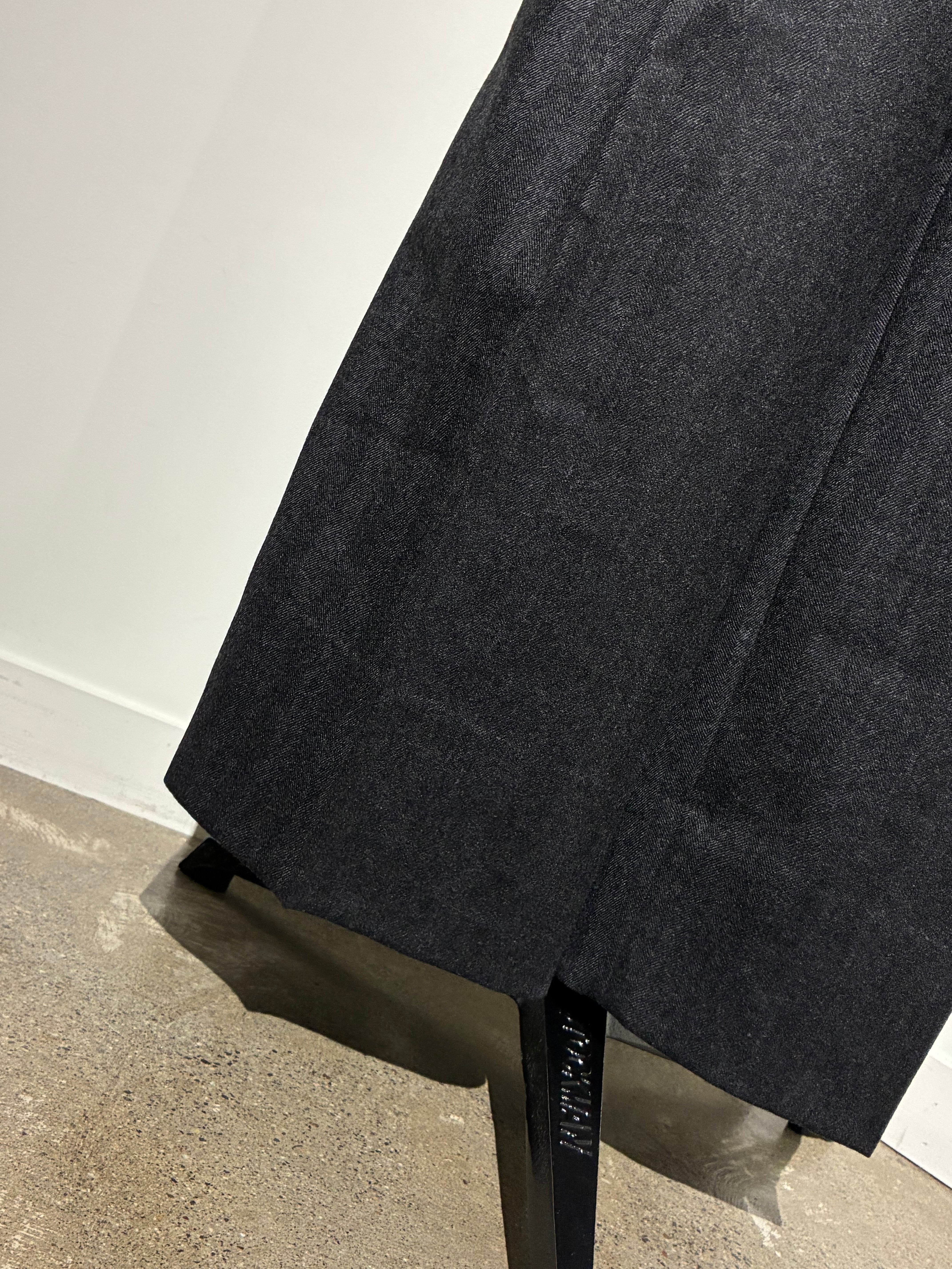 nonnotte N-25A-038 Draping 5-Tuck Wide Trousers