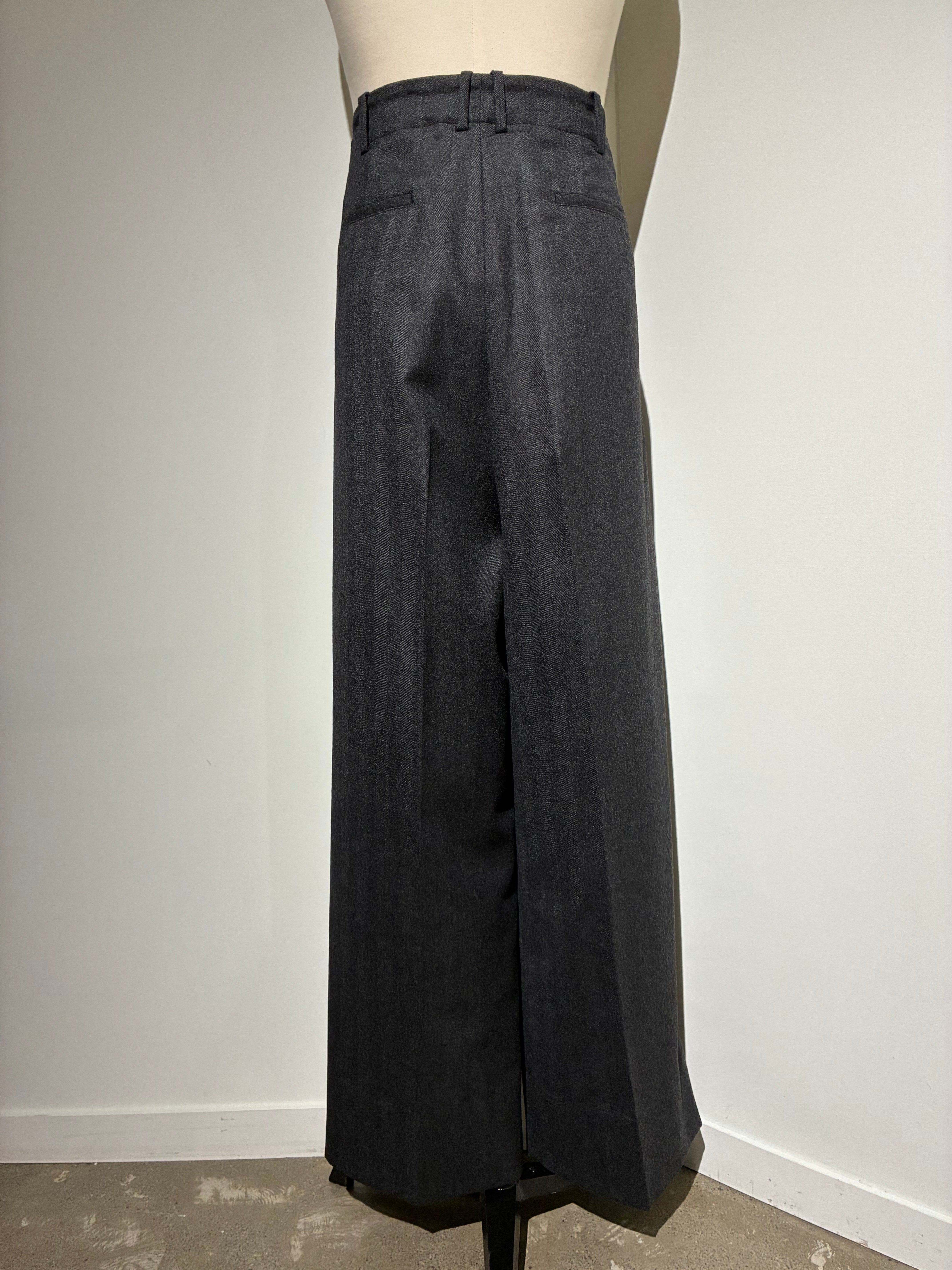 nonnotte N-25A-038 Draping 5-Tuck Wide Trousers