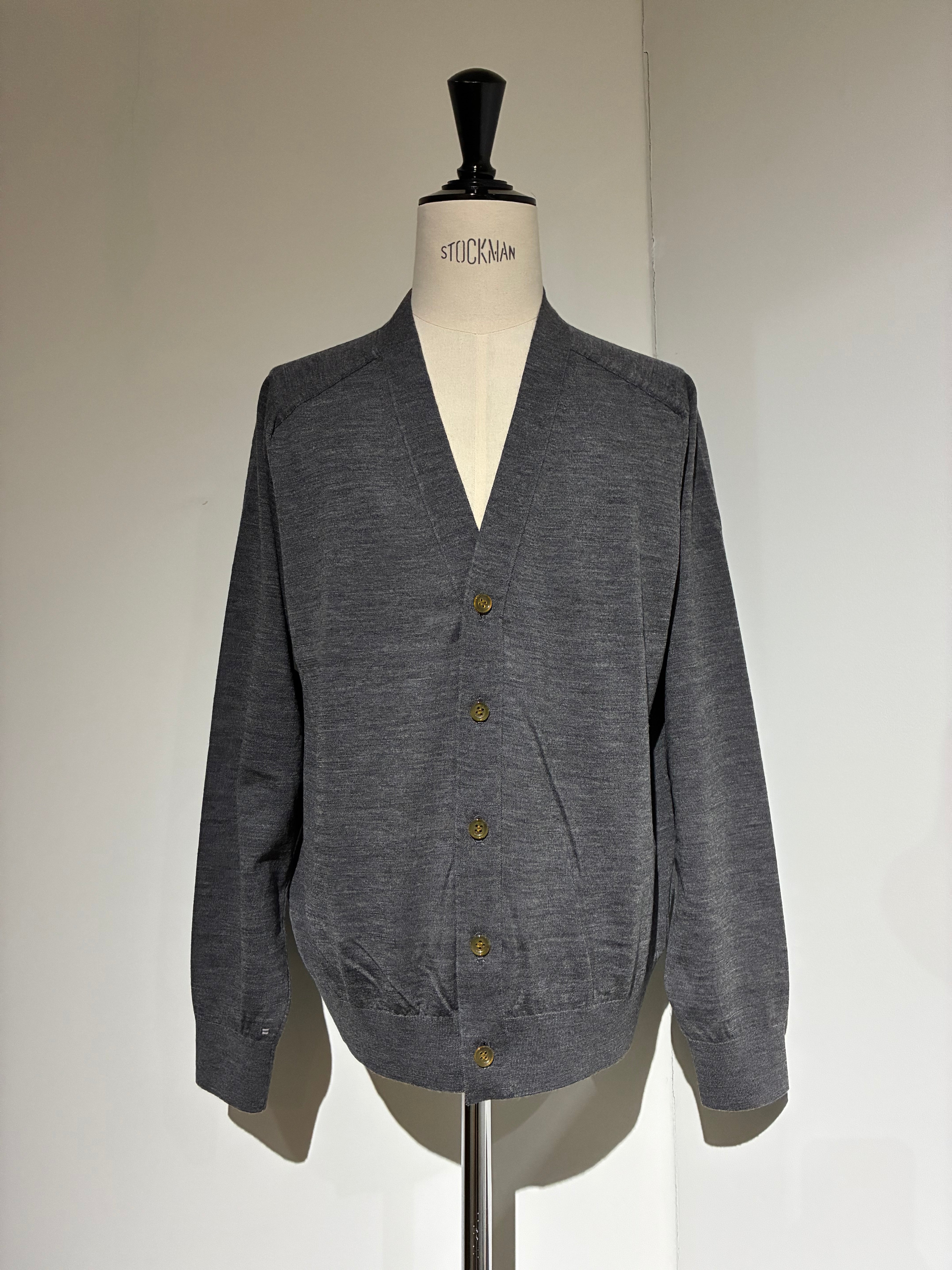 UMEDA 16GG V NECK CARDIGAN (UM302-UCD16)
