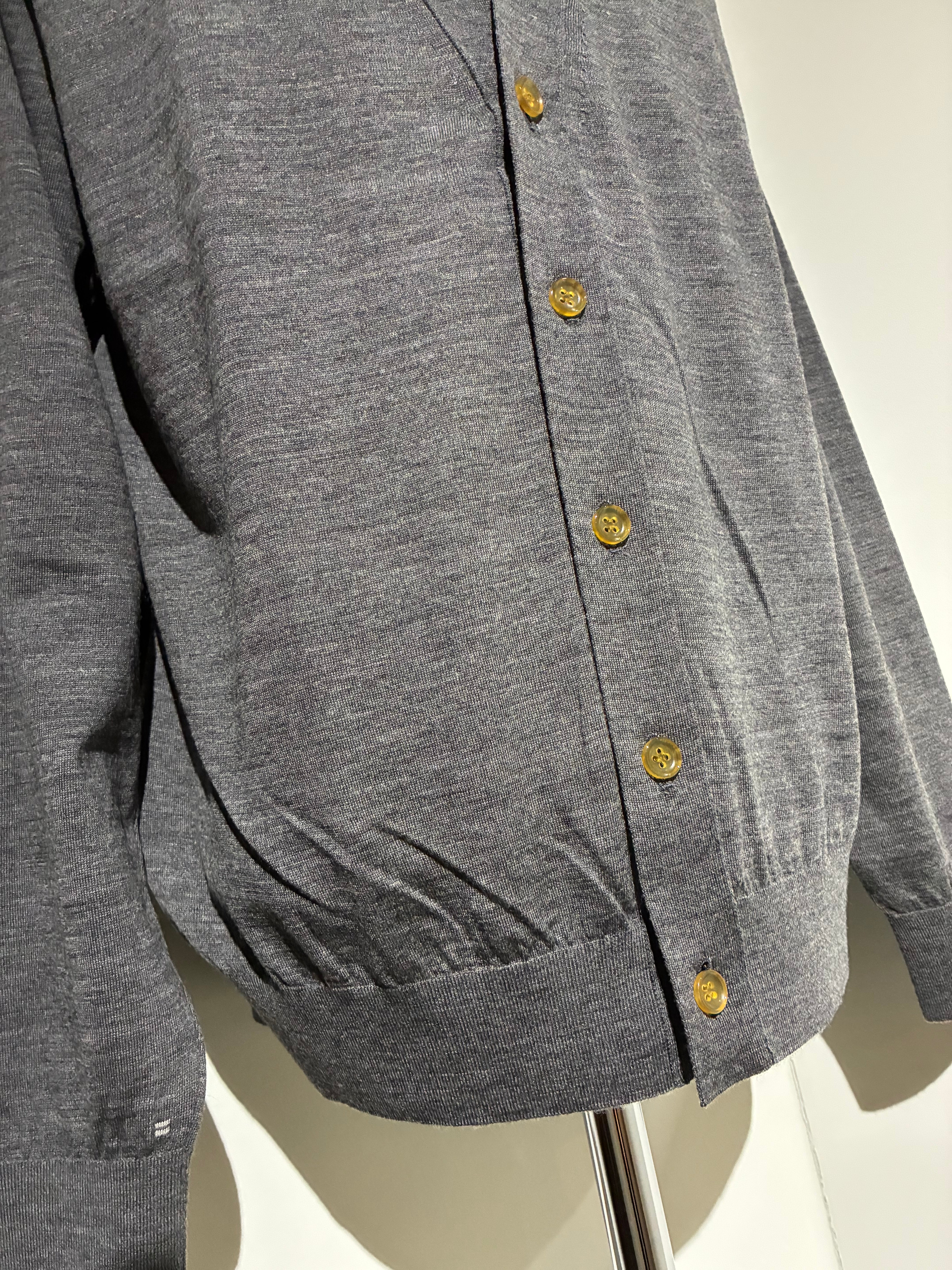 UMEDA 16GG V NECK CARDIGAN (UM302-UCD16)