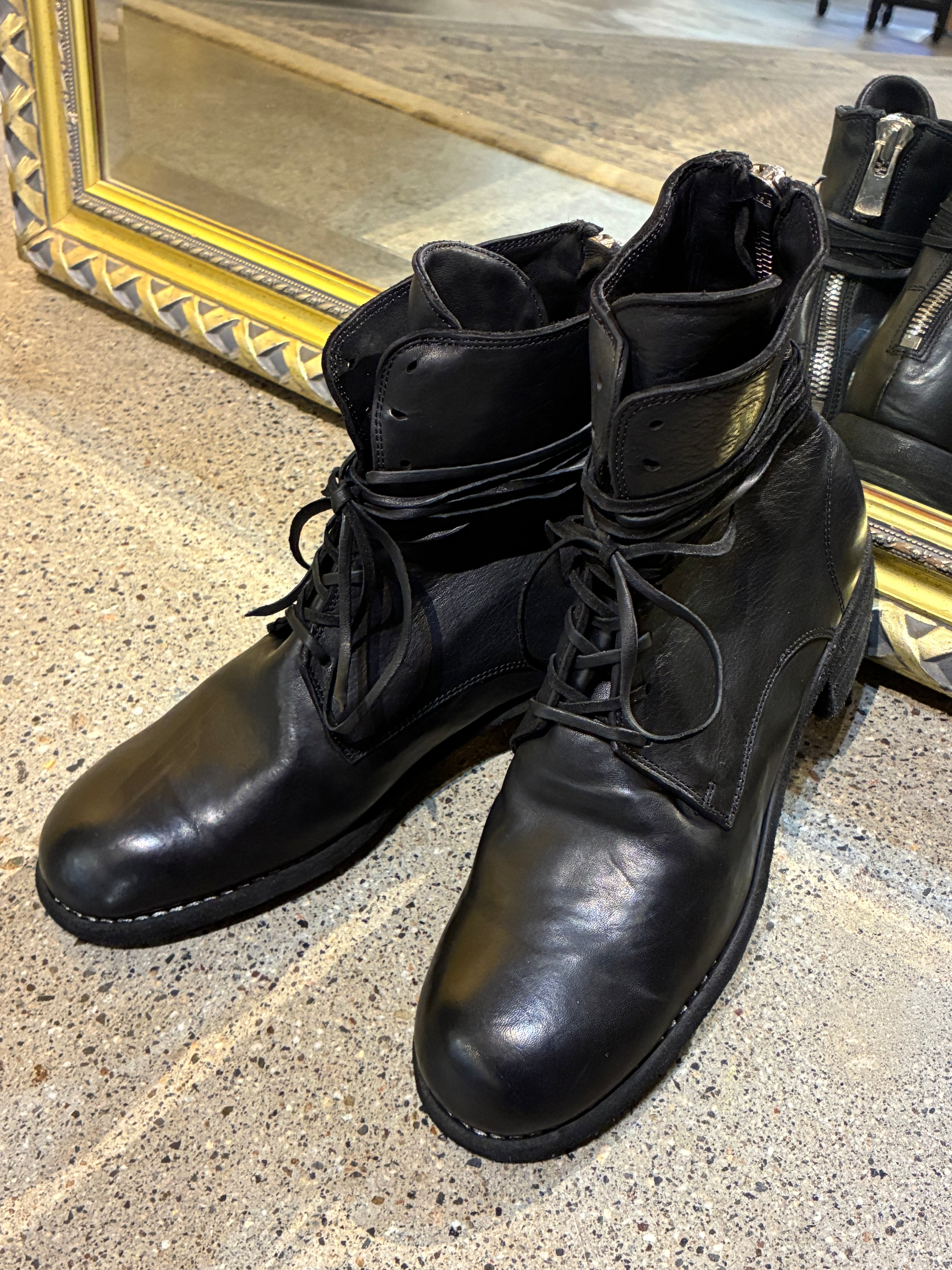 GUIDI 795BZ LACE UP BOOTS(SOFT HORSE FULL GRAIN)