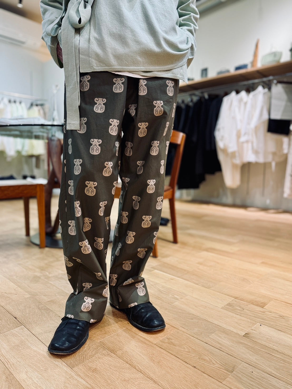 SEEALL  SAU63 PT182 (FS-001) RAW EDGE EASY PANTS