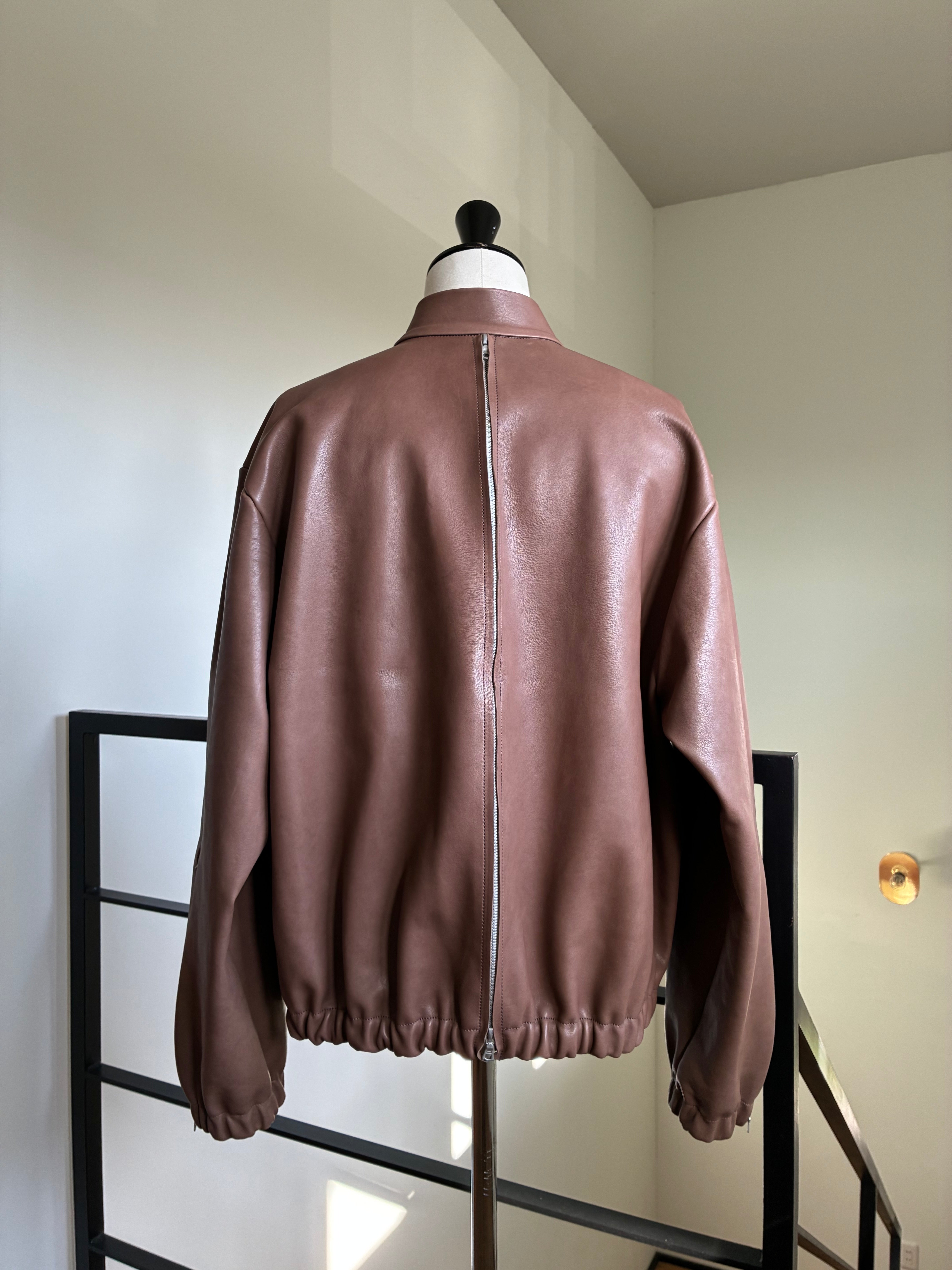 GABRIELA COLL GARMENTS NO.306 SIX ZIP LEATHER JACKET