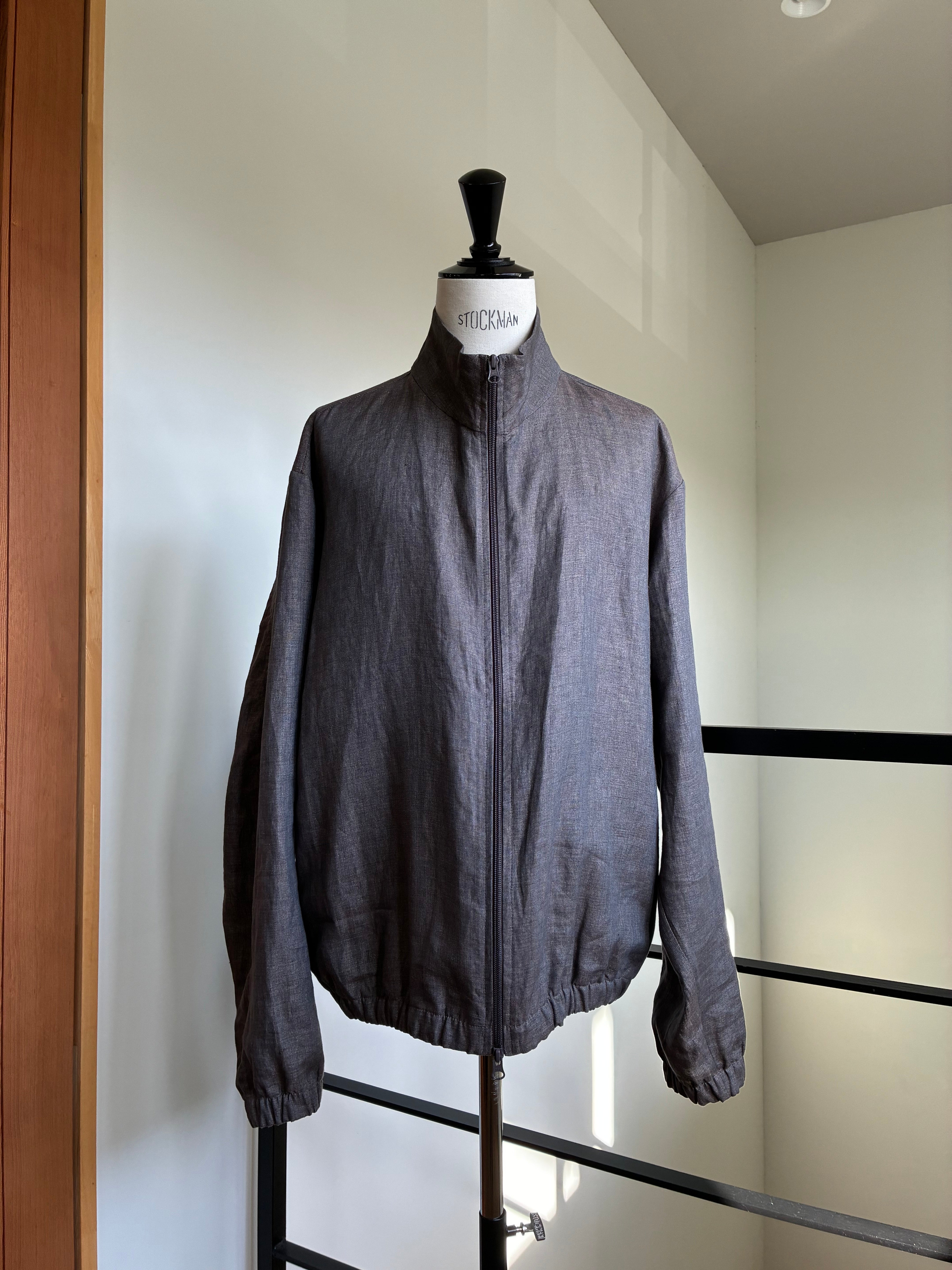 GABRIELA COLL GARMENTS NO.261 LINEN ZIPPER JACKET