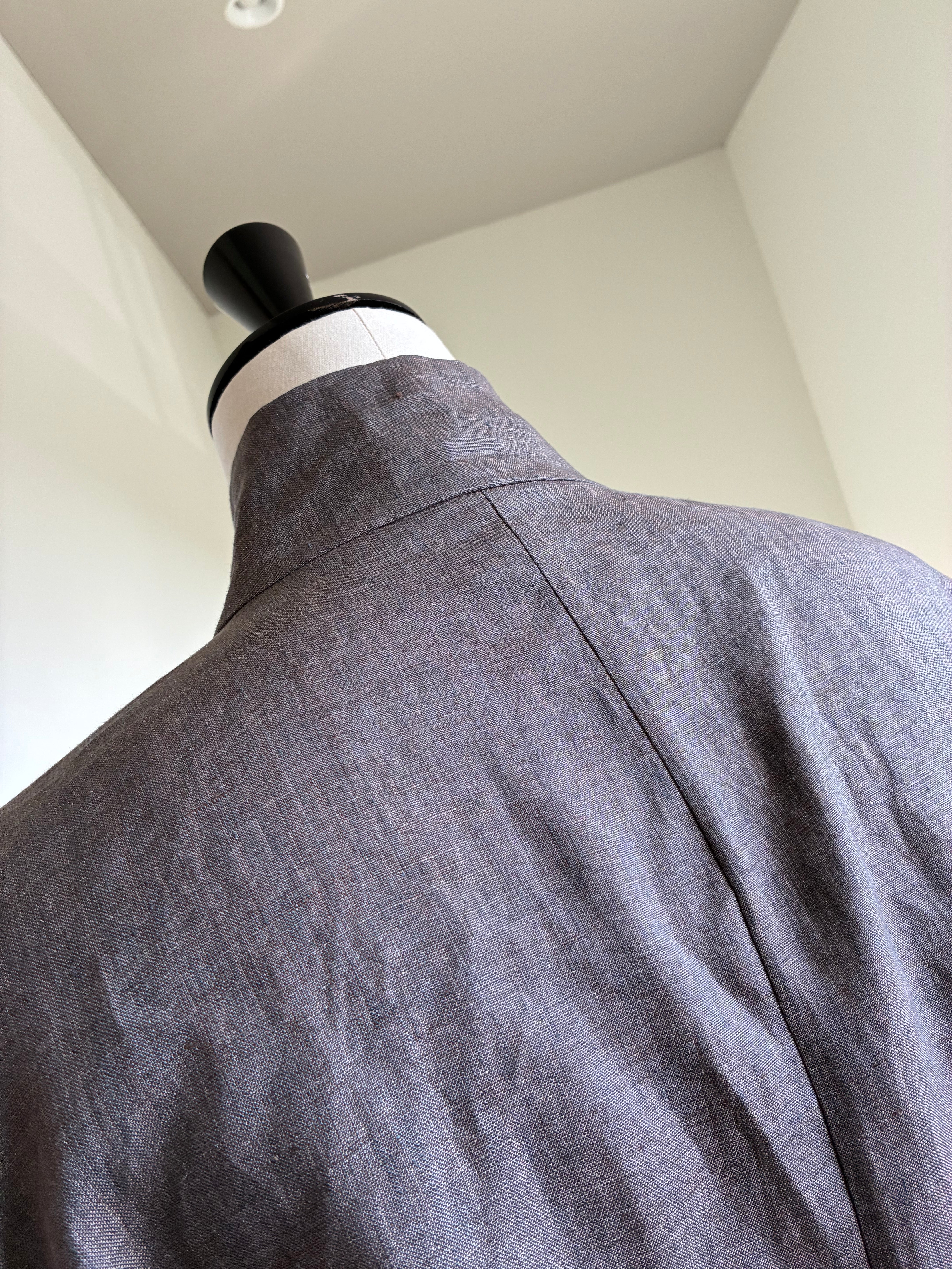 GABRIELA COLL GARMENTS NO.261 LINEN ZIPPER JACKET