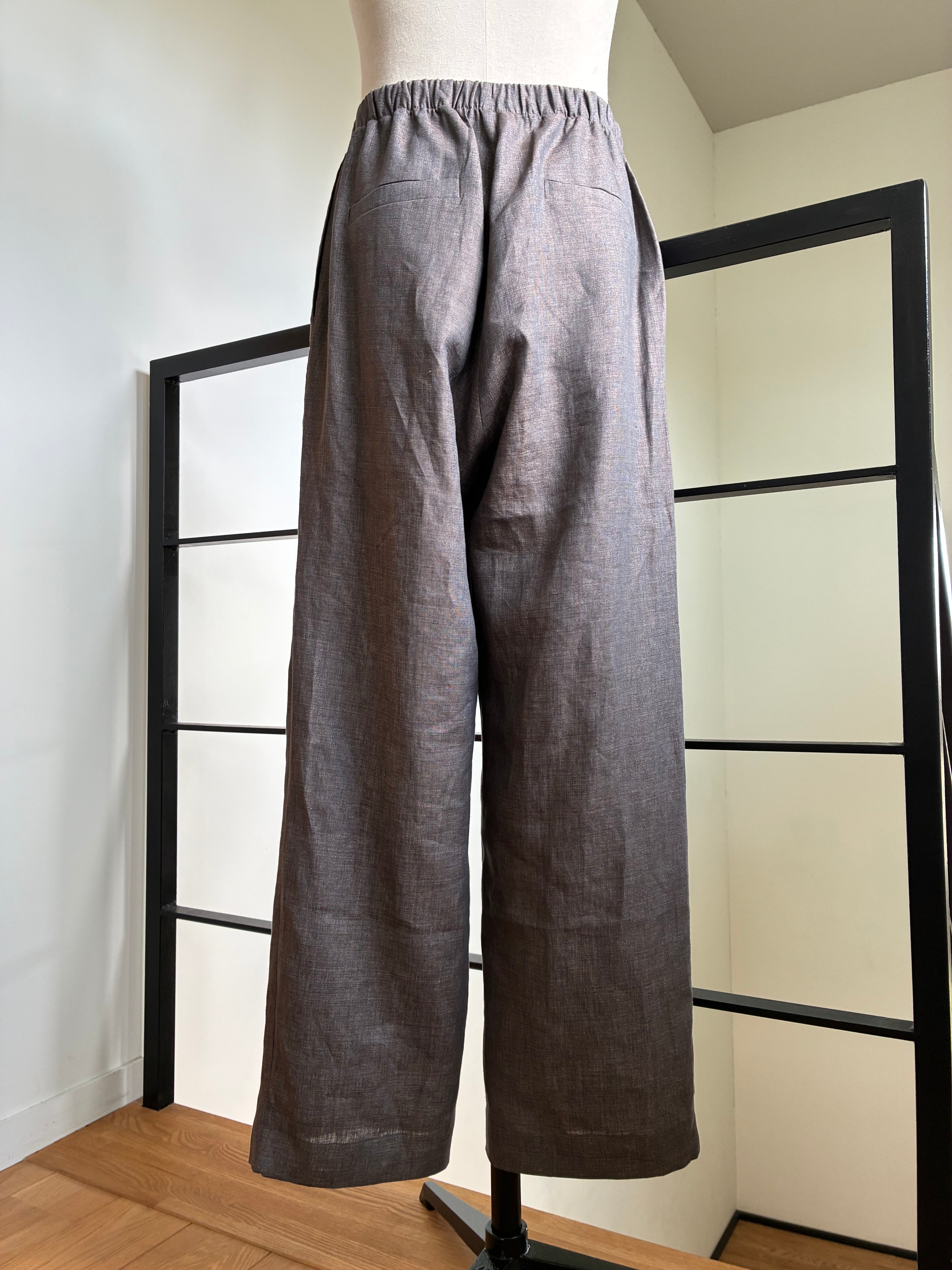 GABRIELA COLL GARMENTS NO.288 LINEN DRAWSTRING TROUSERS
