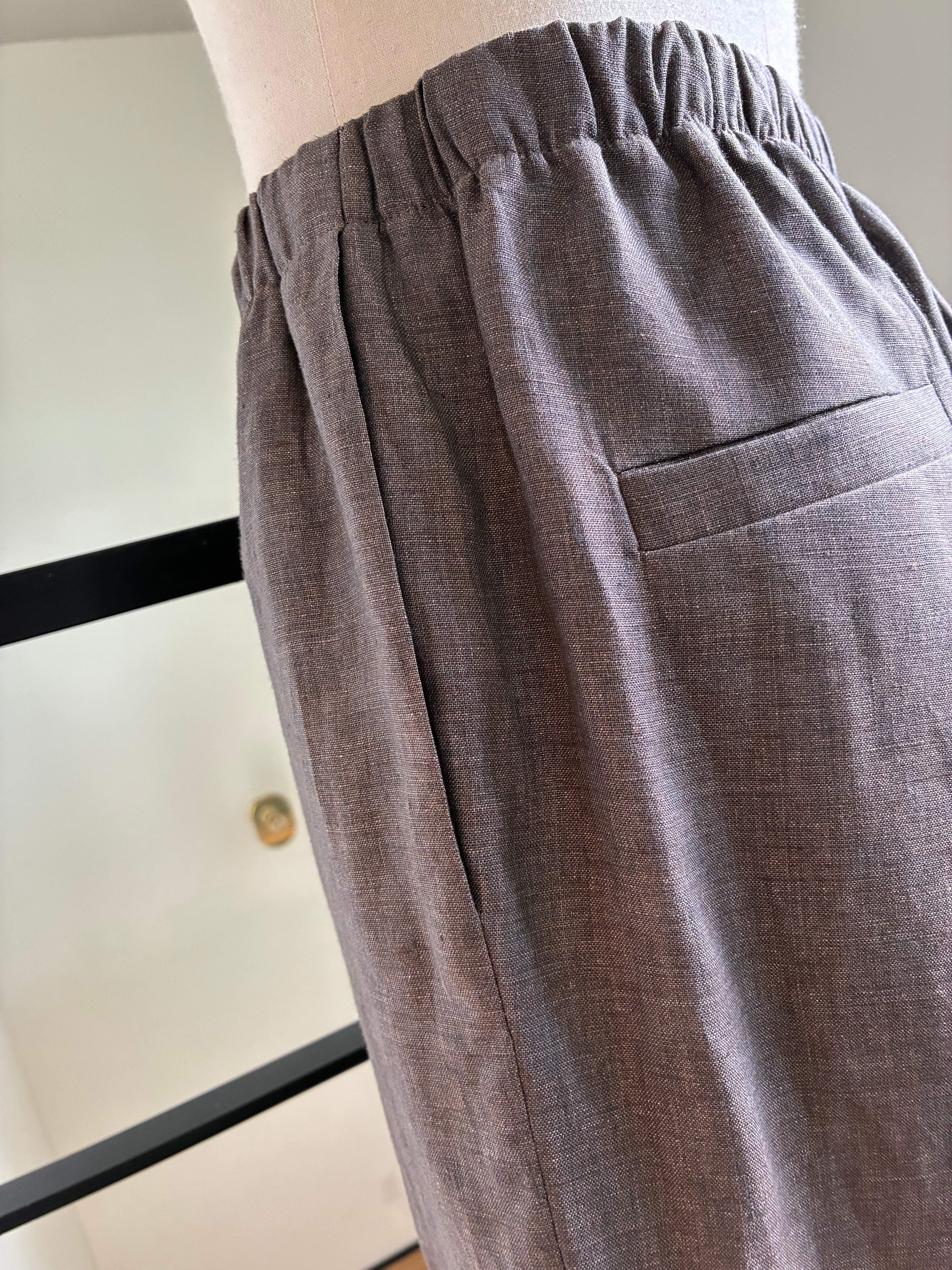 GABRIELA COLL GARMENTS NO.288 LINEN DRAWSTRING TROUSERS