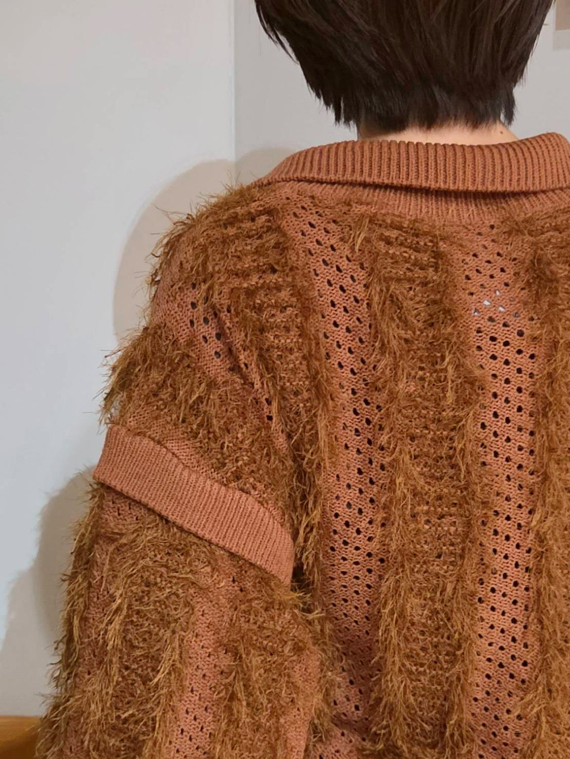 muller of yoshiokubo   FUZZY KNIT CARDIGAN
