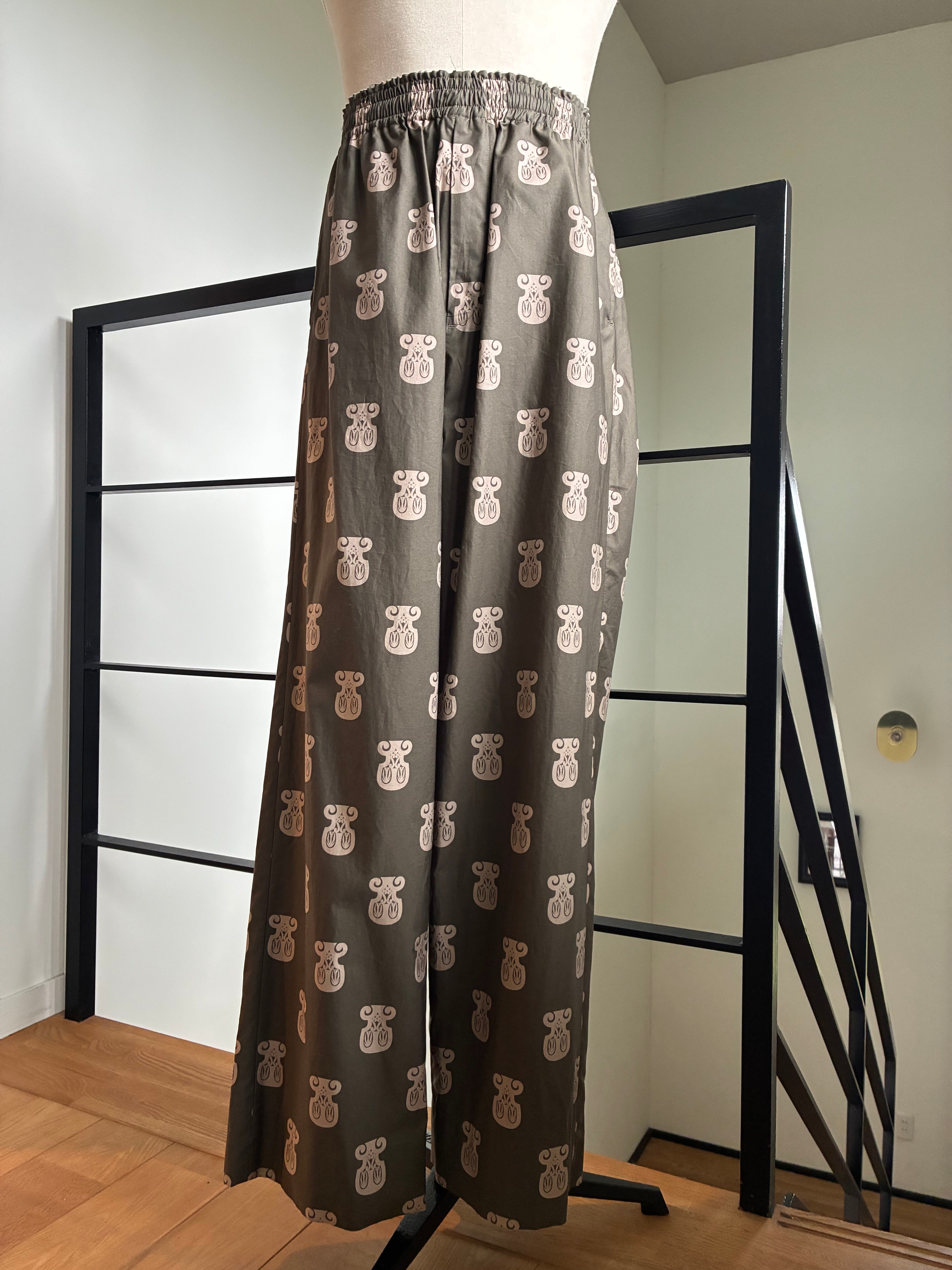 SEEALL  SAU63 PT182 (FS-001) RAW EDGE EASY PANTS
