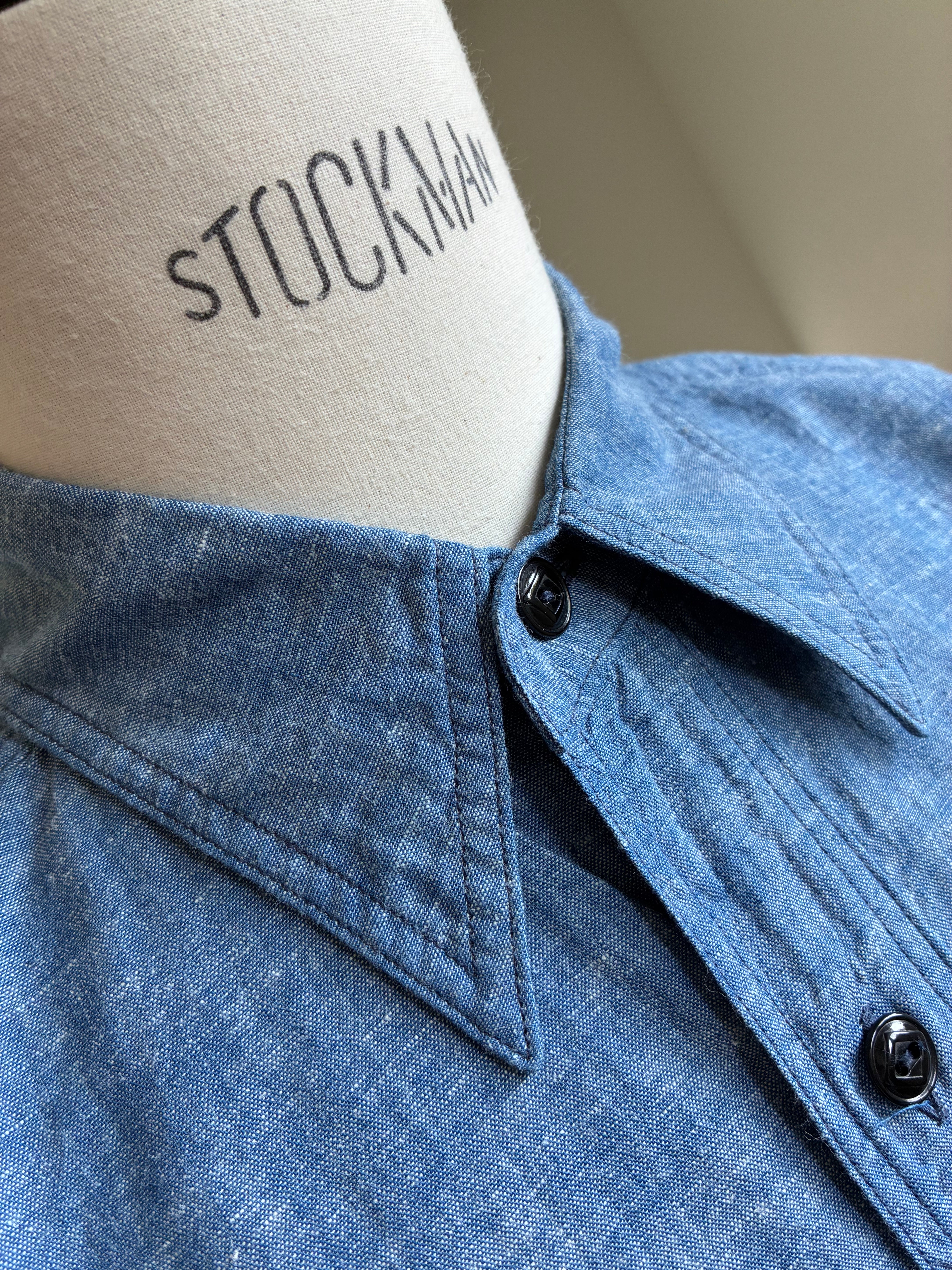 BIG YANK Y1942 S-SLEEVE CHAMBRAY SHIRT