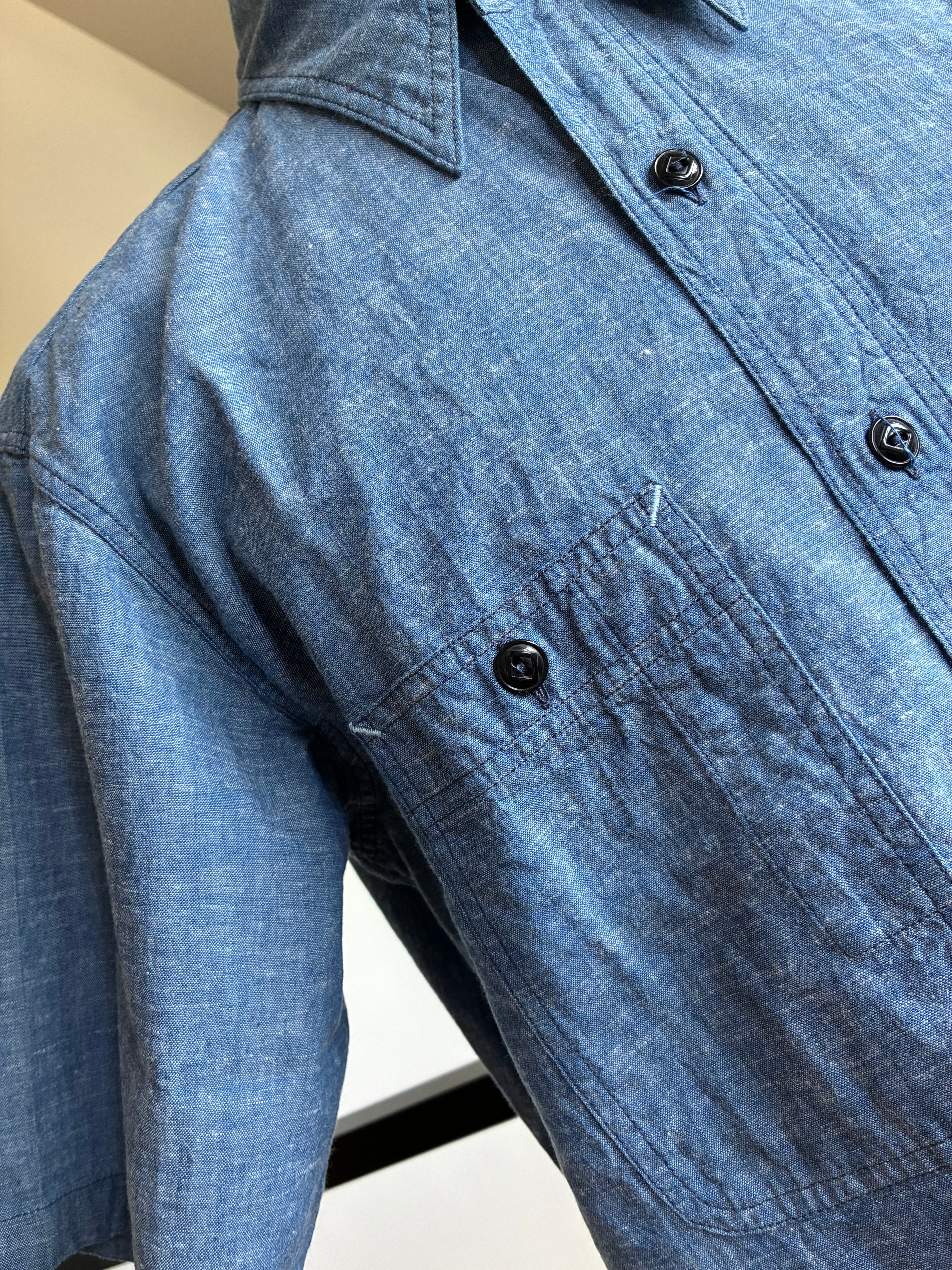 BIG YANK Y1942 S-SLEEVE CHAMBRAY SHIRT