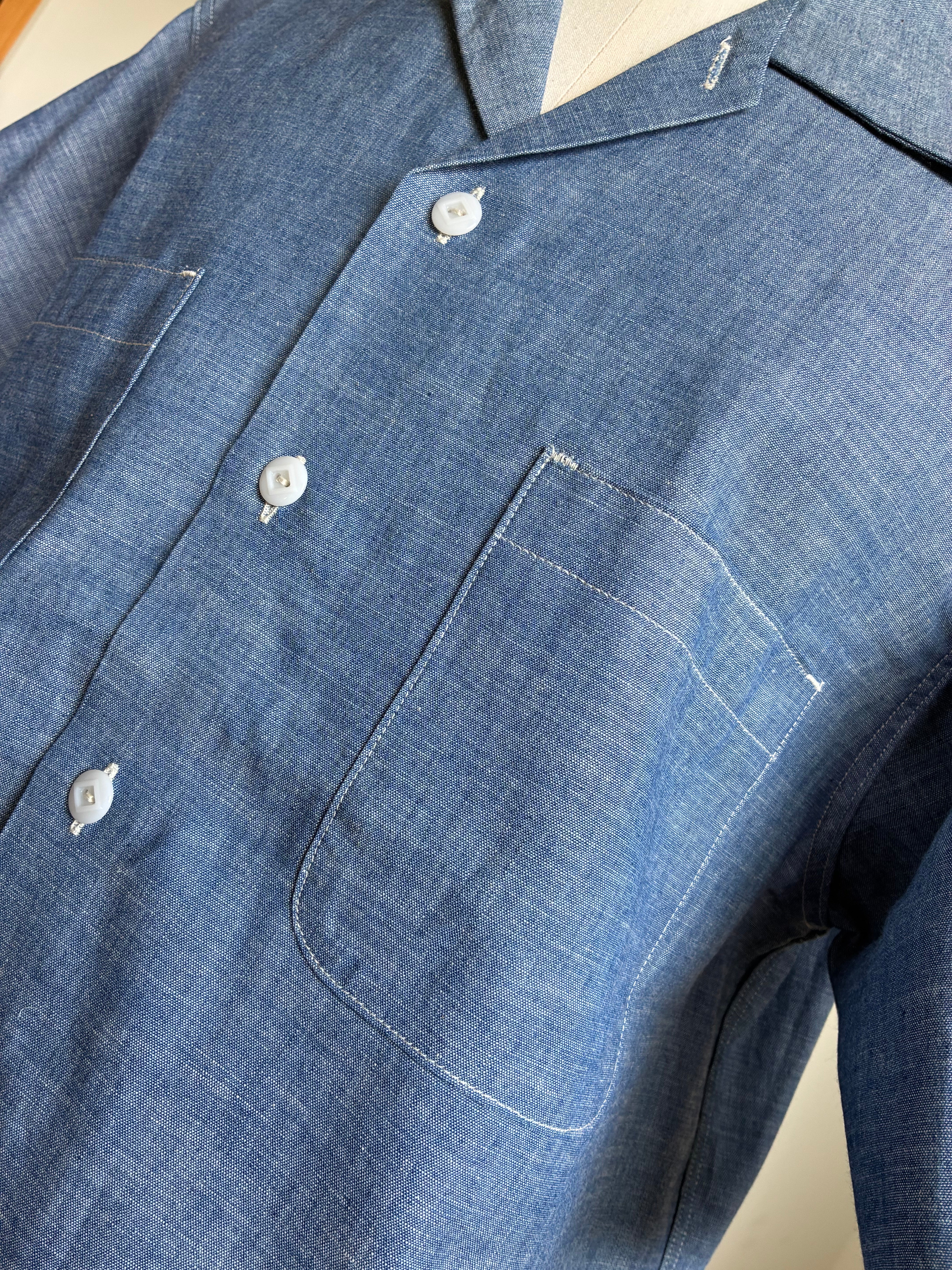 BIG YANK 1954 QLS CHAMBRAY SHIRT