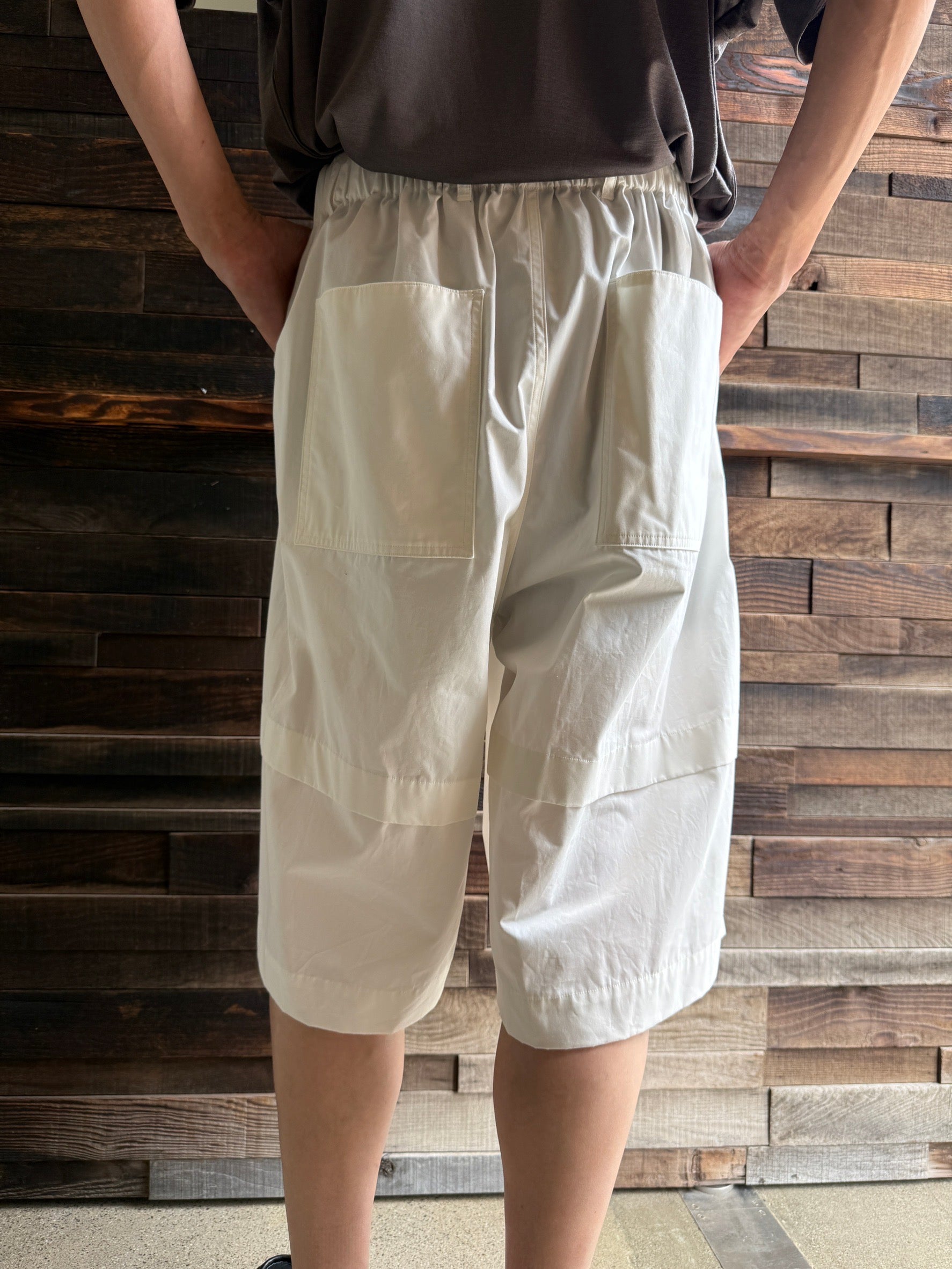 nonnotte N-26S-096 Pleat Dock Shorts Trousers