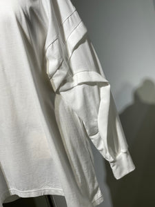 ENFOLD  CURVE-SEAM LONG SLEEVE T-SHIRT