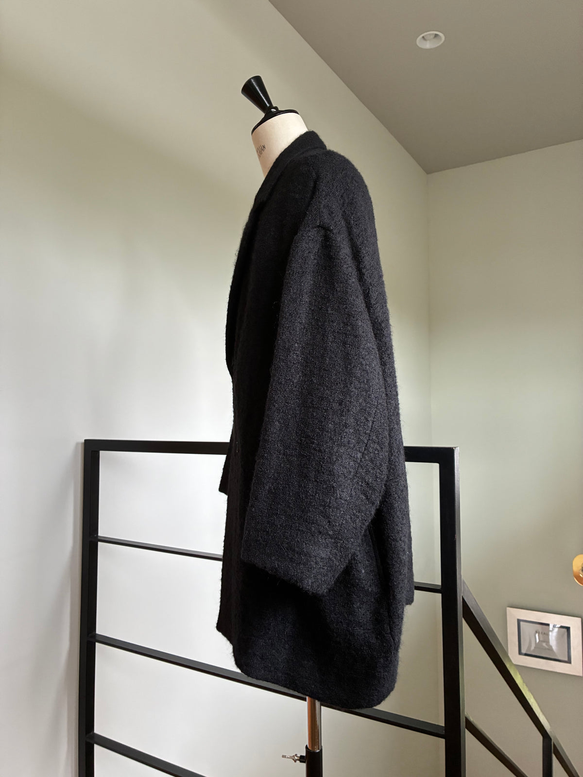 SEEALL  SAU61 CT182(WT-001) EXTRA OVERSIZED HALF COAT