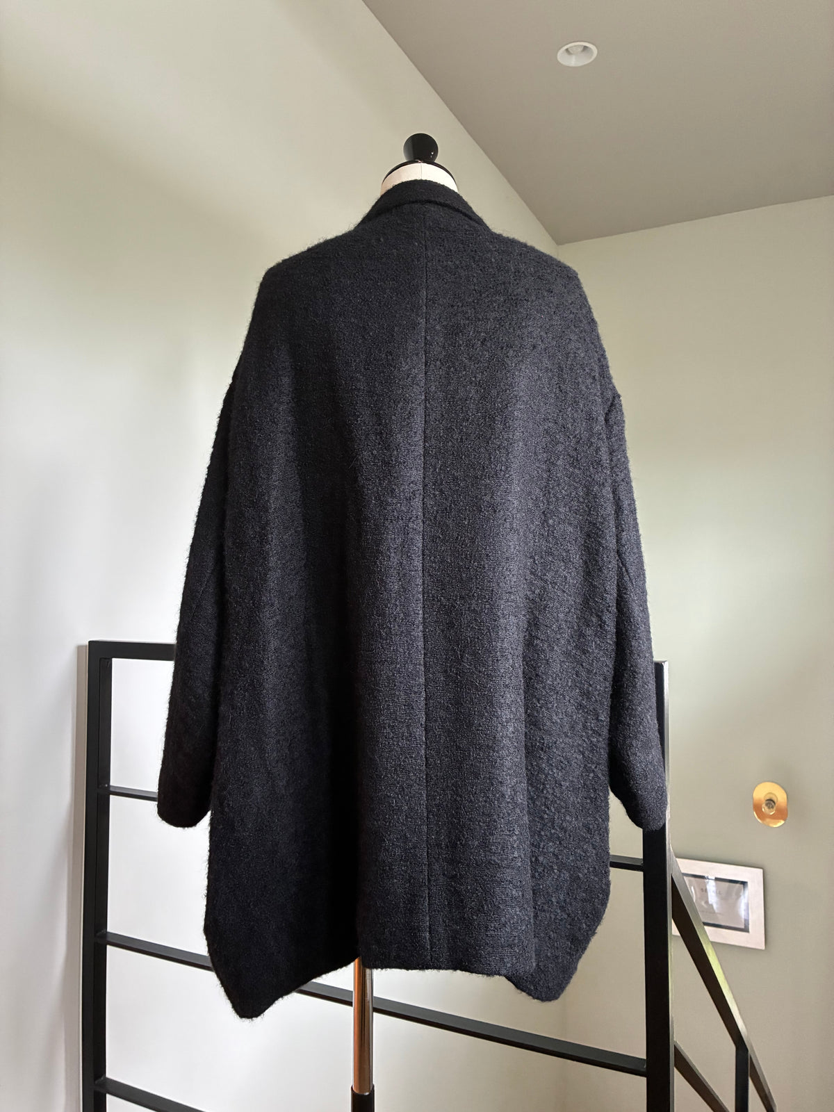 SEEALL  SAU61 CT182(WT-001) EXTRA OVERSIZED HALF COAT