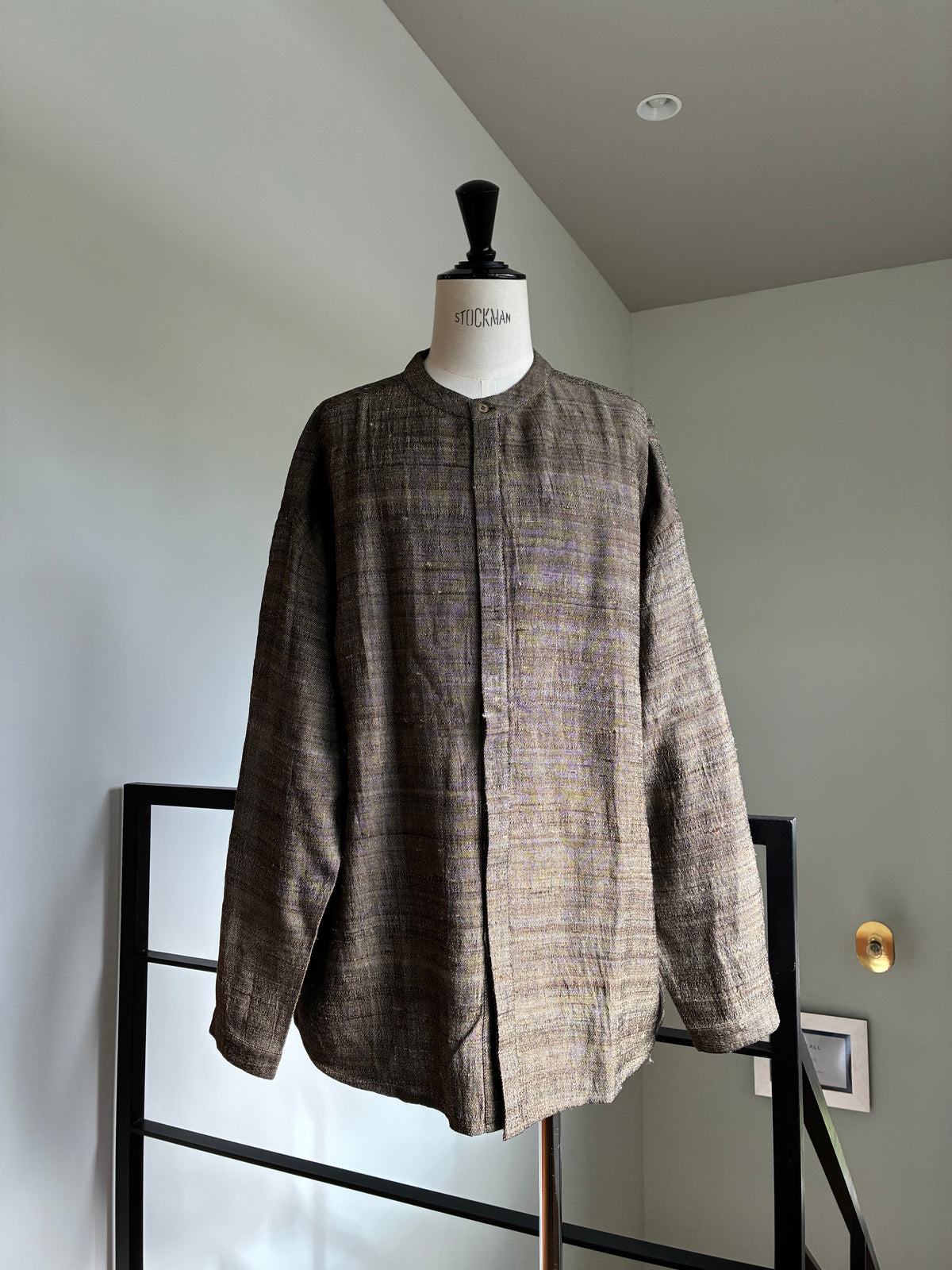 SEEALL  SAU61 SH382(l-004) EXTRA OVER BAND COLLAR SHIRTS