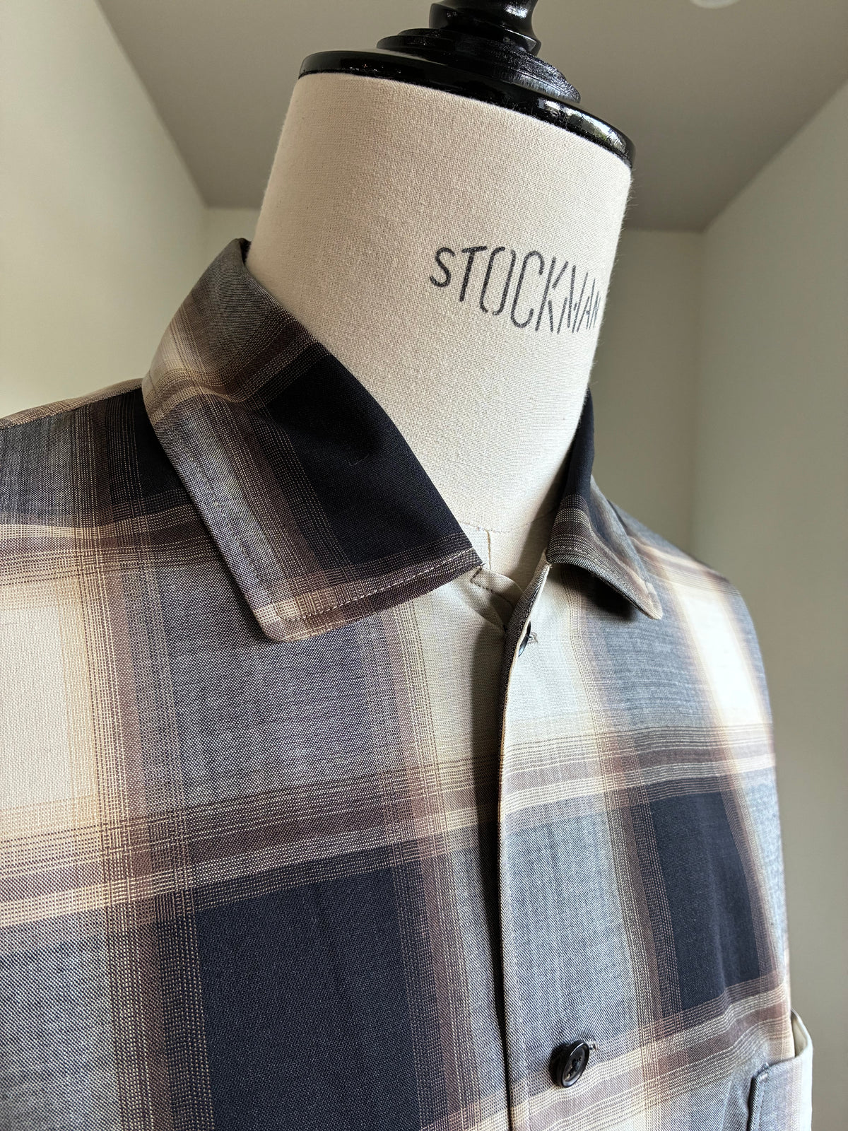 nonnotte 018 Calm Oversized Open Collar Shirt