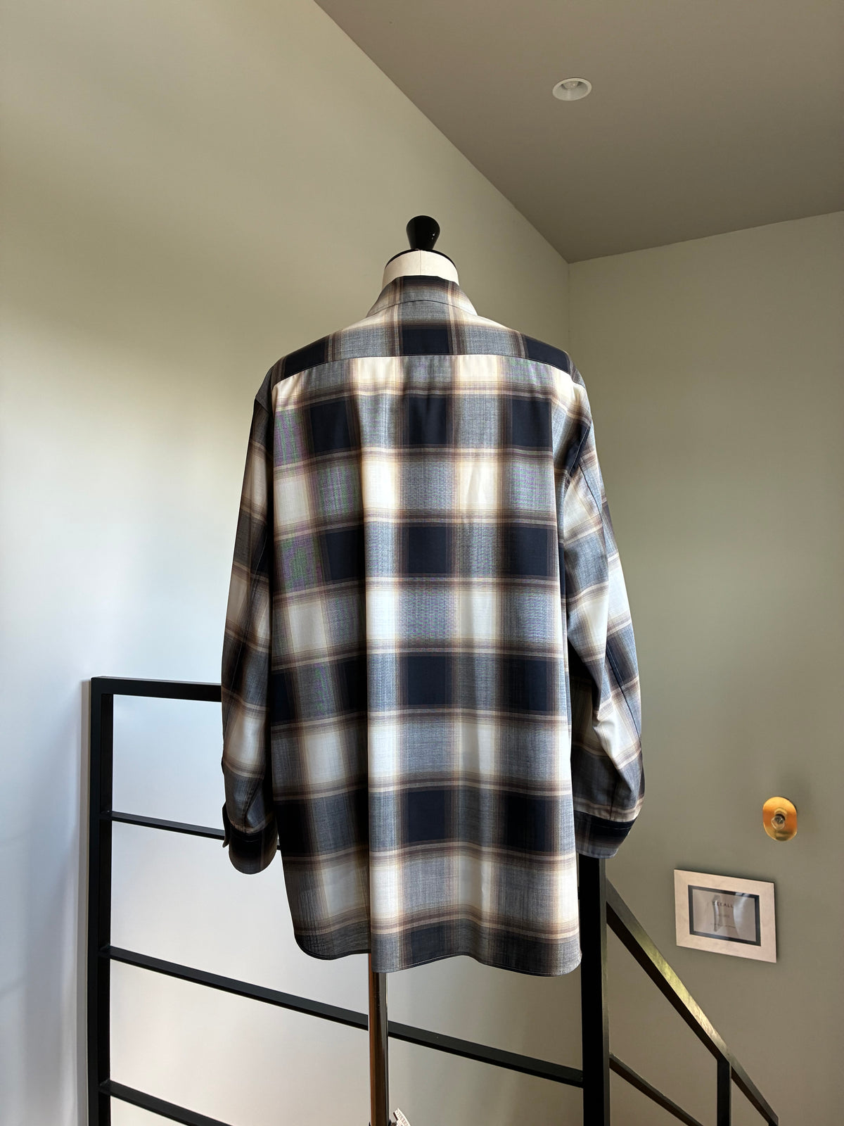 nonnotte 018 Calm Oversized Open Collar Shirt