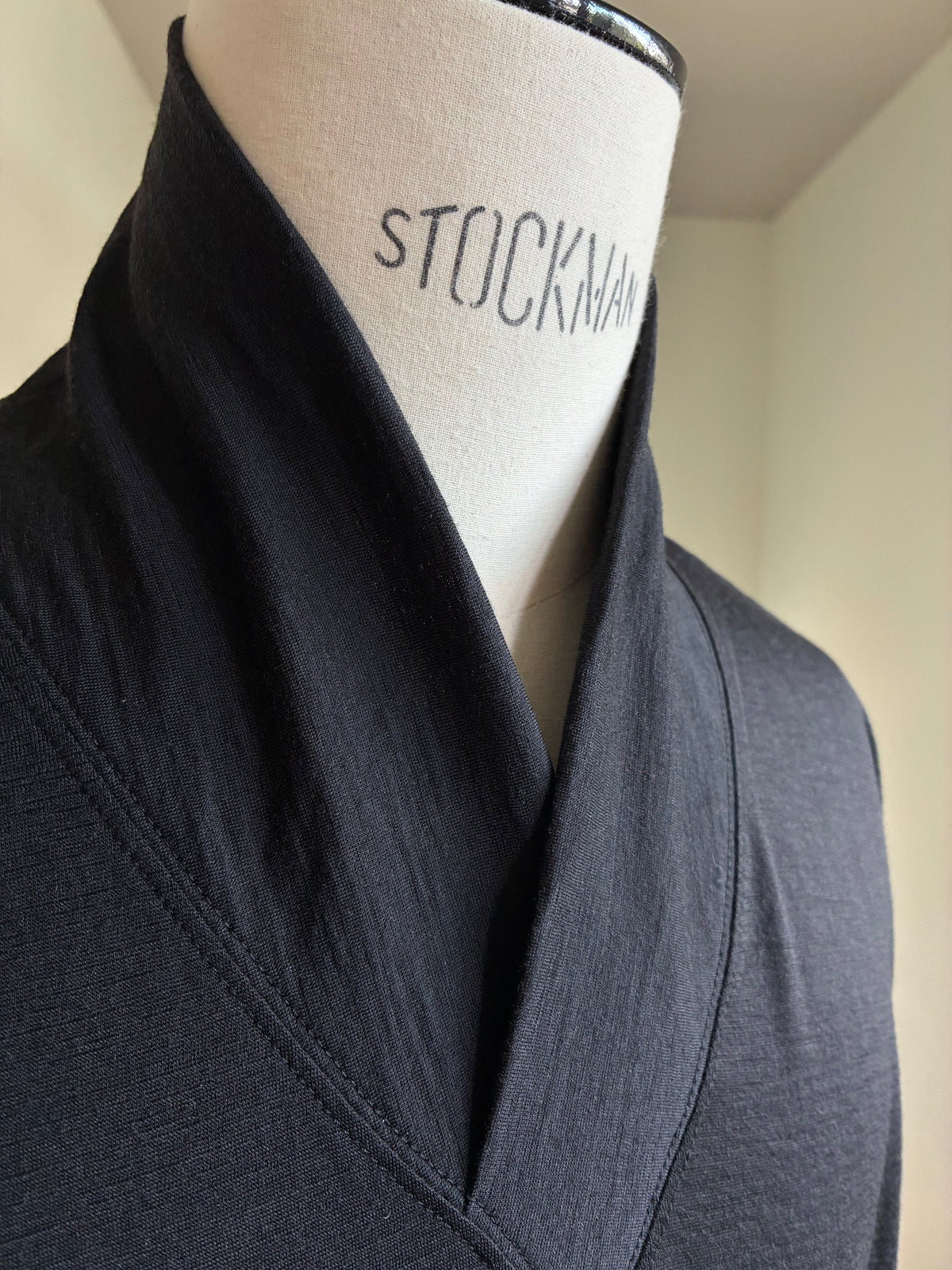 nonnotte 036 Shawl Collar V/N Tapered Oversized L/S