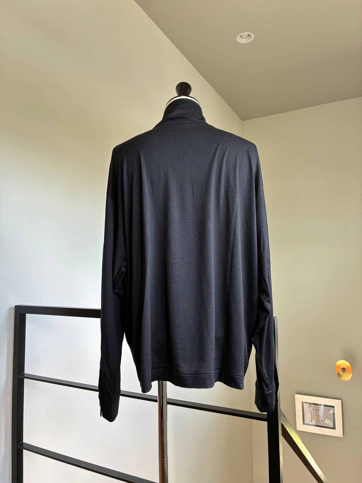 nonnotte 036 Shawl Collar V/N Tapered Oversized L/S