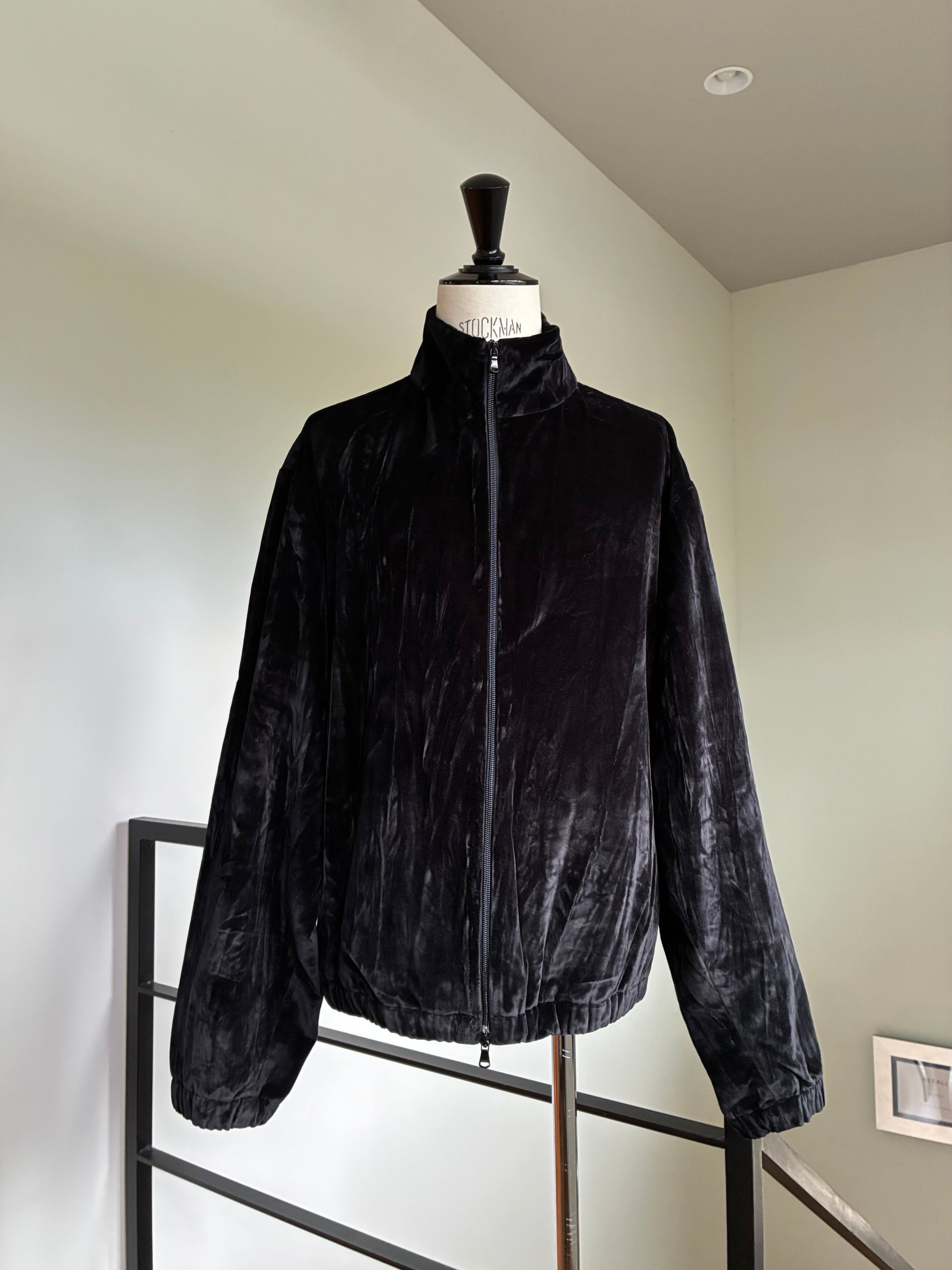 GABRIELA COLL GARMENTS S19 NO.261 COTTON VELVET ZIPPER JACKET