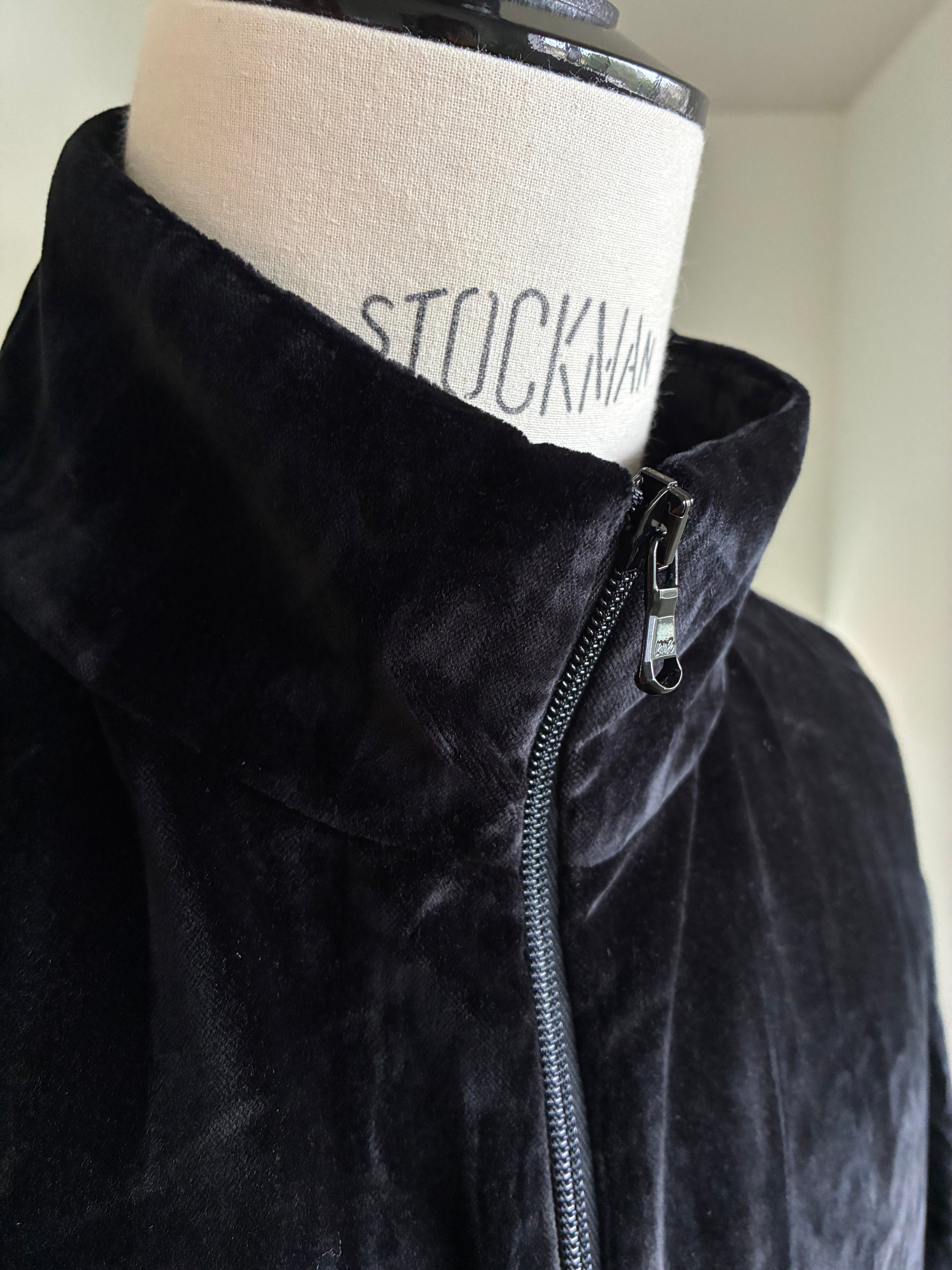 gabriela coll garments キュプラジャケット GABRIELA COLL GARMENTS S19 NO.261 COTTON VELVET ZIPPER JACKET