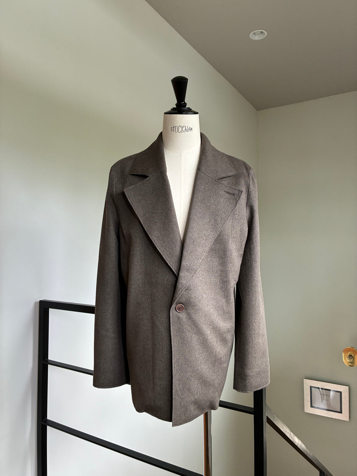 GABRIELA COLL GARMENTS  S19 NO.173  HEAVY WOOL TWO BUTTON JACKET