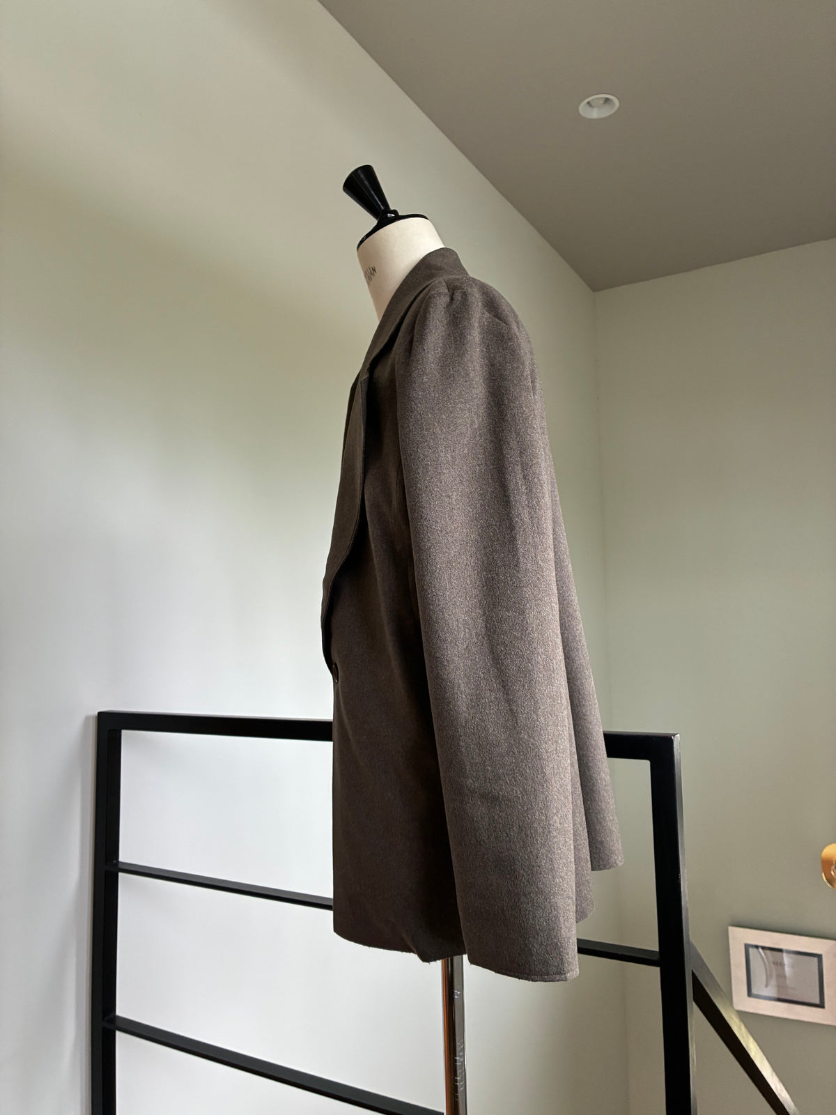 GABRIELA COLL GARMENTS  S19 NO.173  HEAVY WOOL TWO BUTTON JACKET