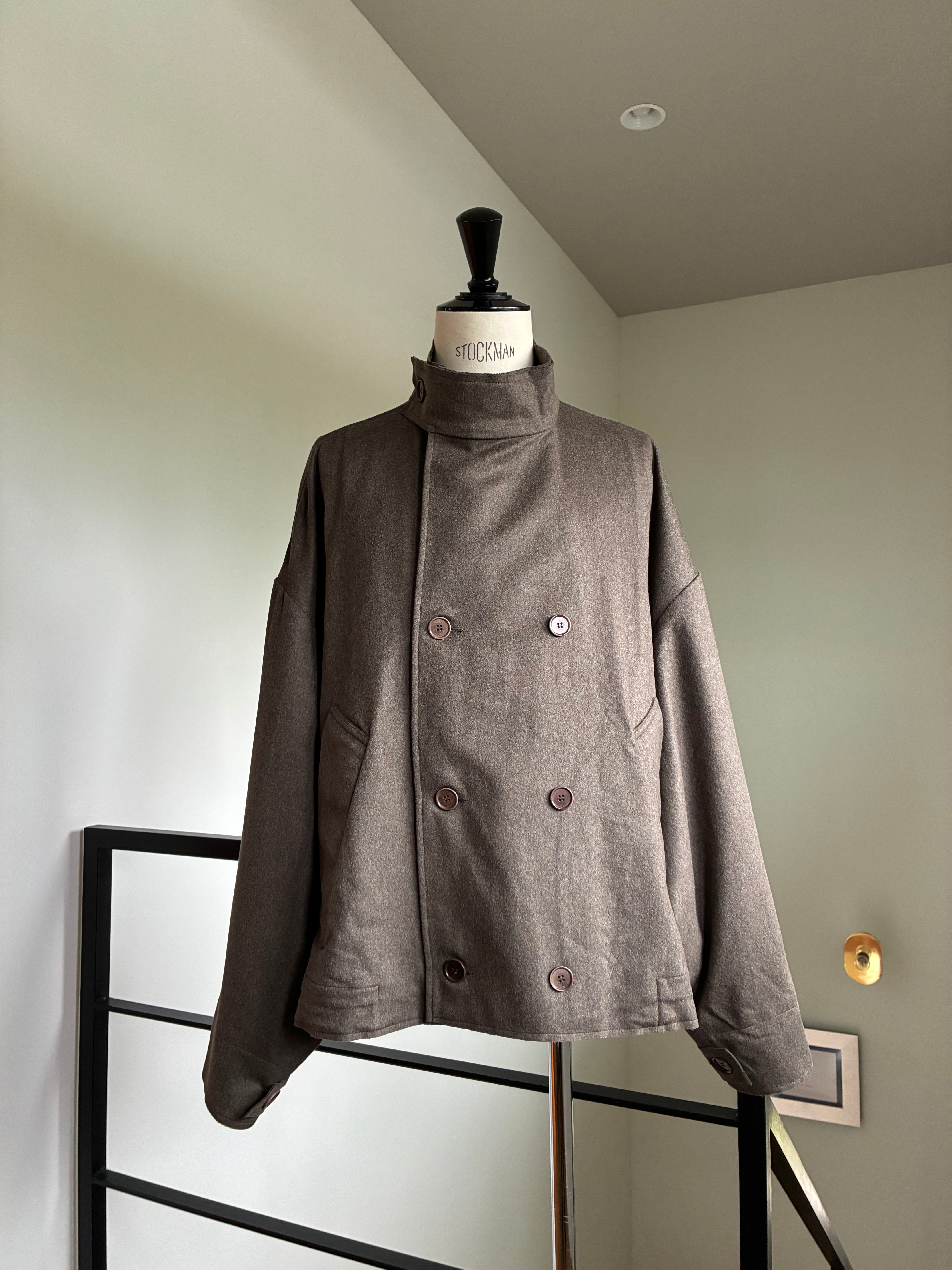 GABRIELA COLL GARMENTS S19 NO.286 HEAVY WOOL CROPPED OVERSIZED JACKET