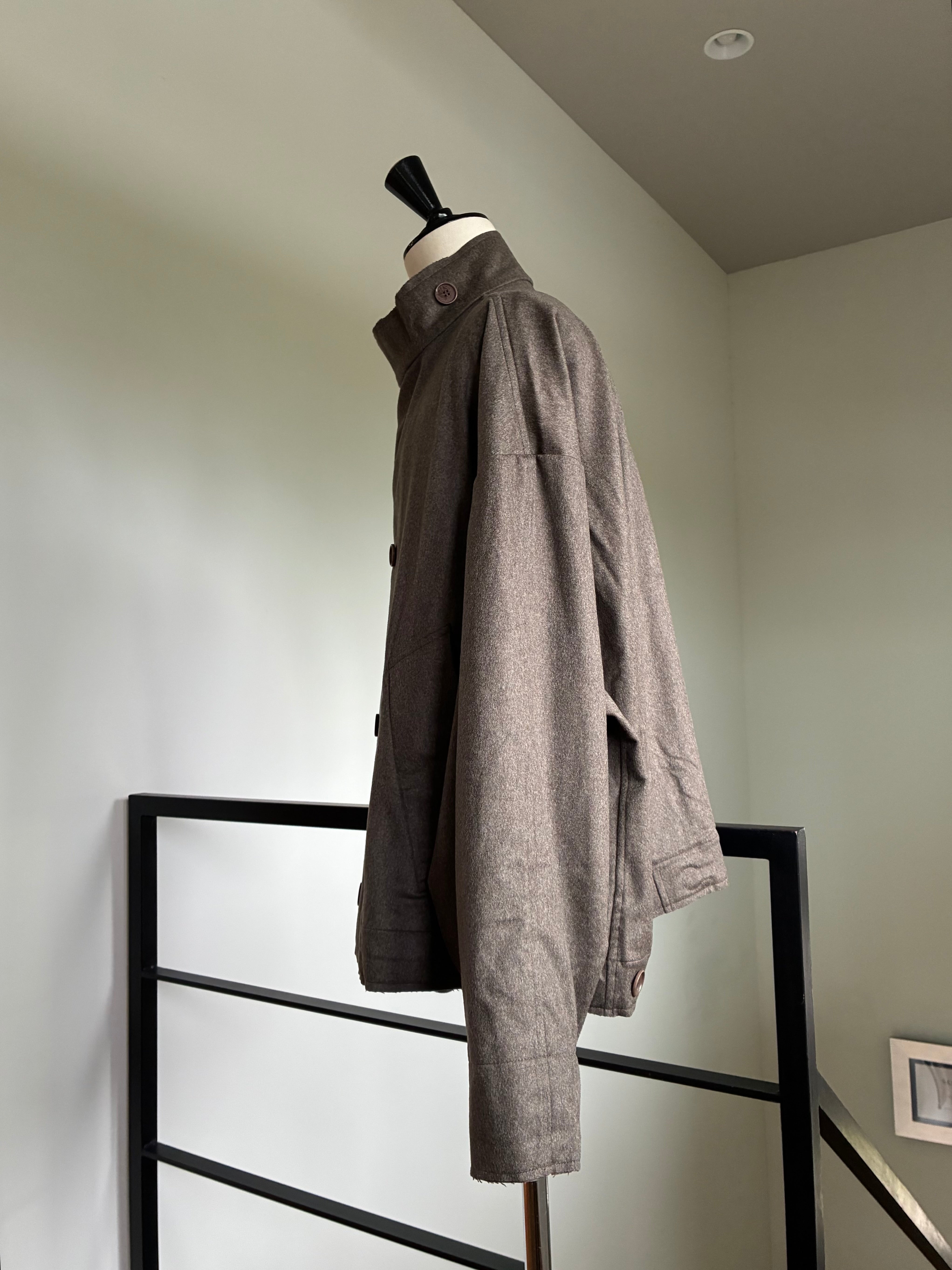 GABRIELA COLL GARMENTS S19 NO.286 HEAVY WOOL CROPPED OVERSIZED JACKET